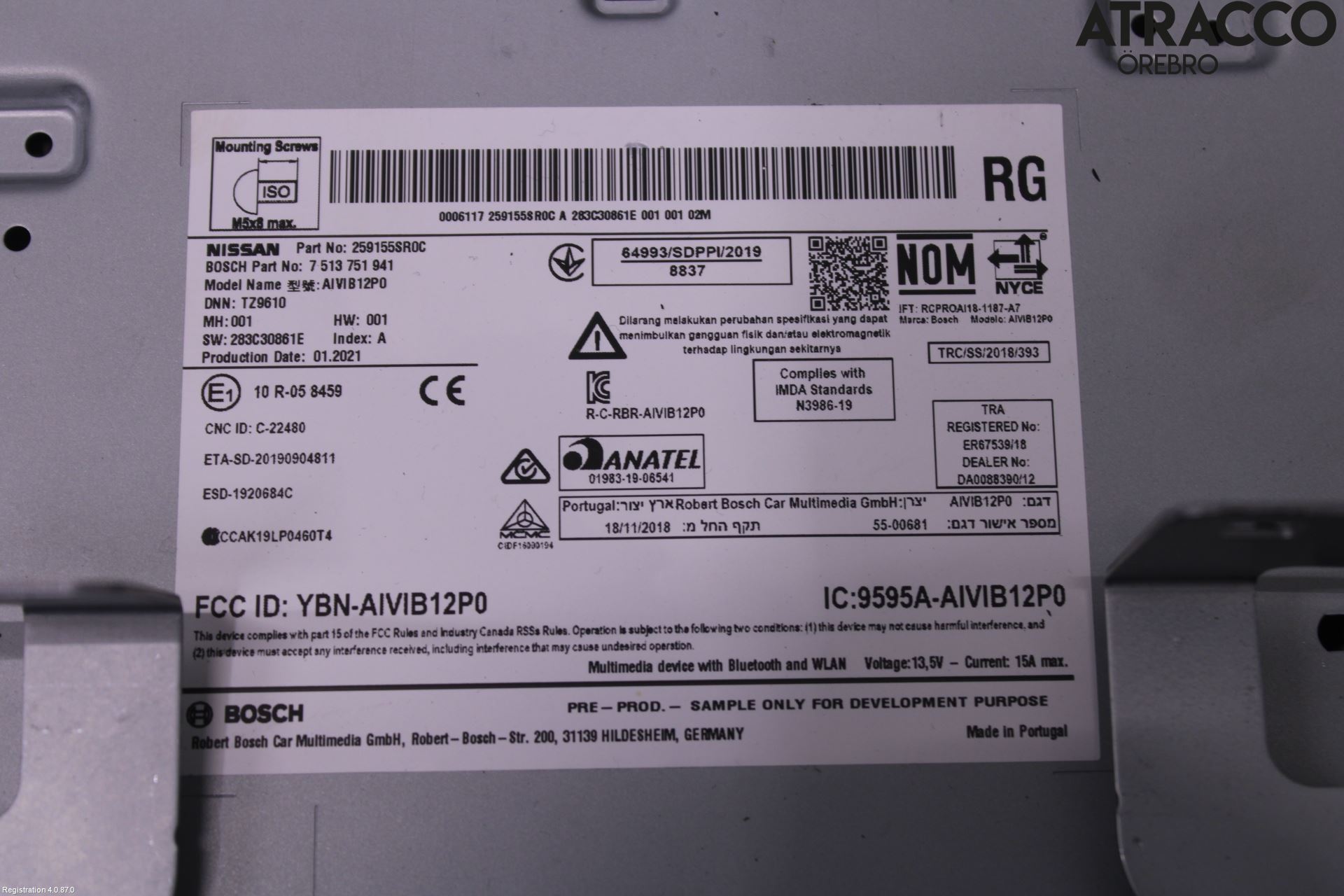 Nissan LEAF 18- Gps Navigator