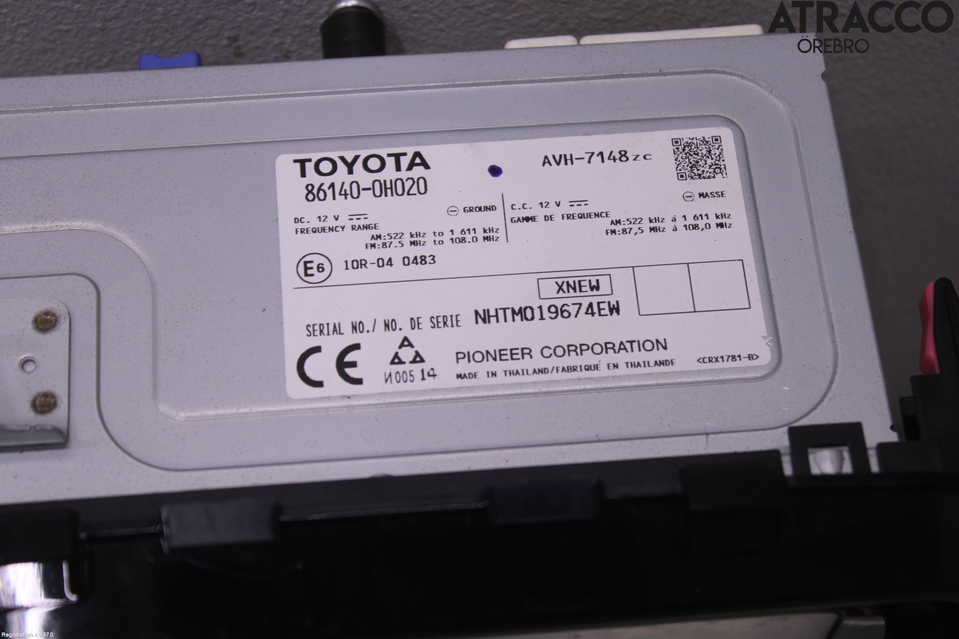 Citroen C1 14-22 Cd Radio - Multimediapanel