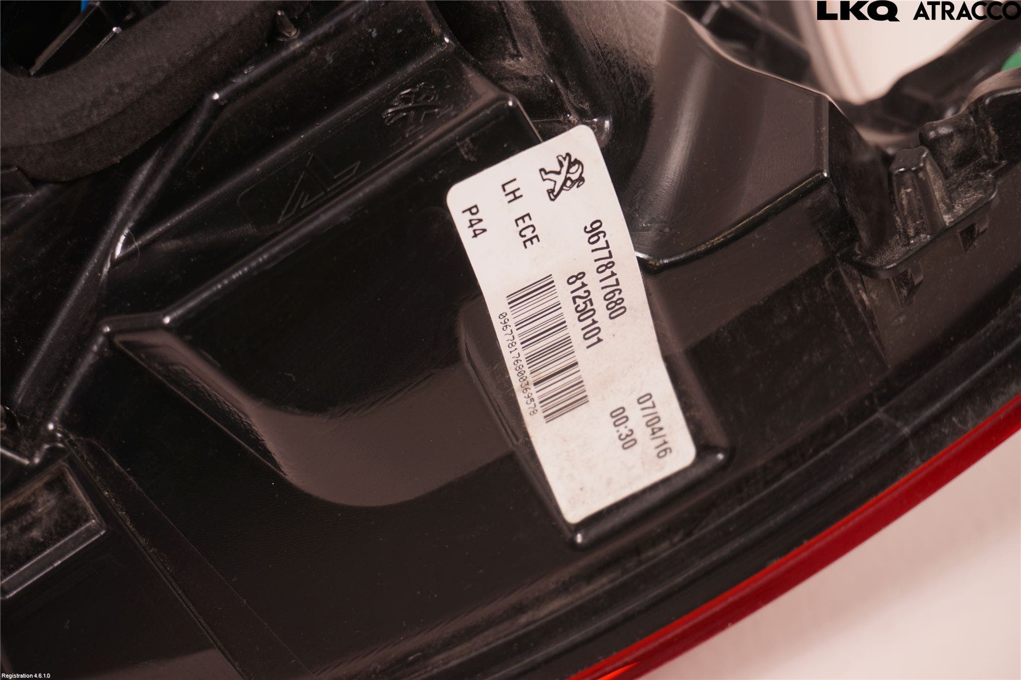 Peugeot 308 14-21 Bakljus Vänster