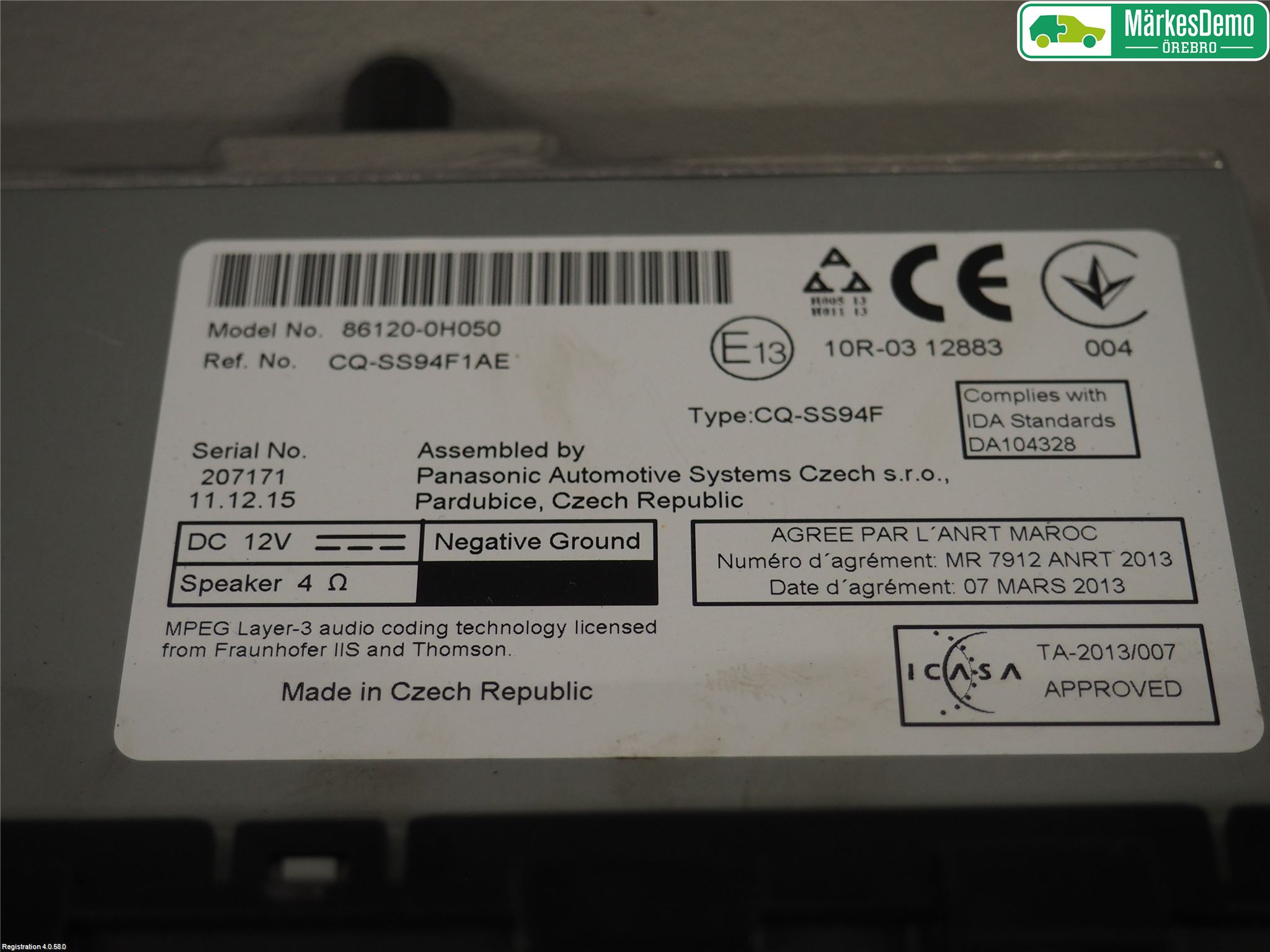 Peugeot 108 15-22 Radio