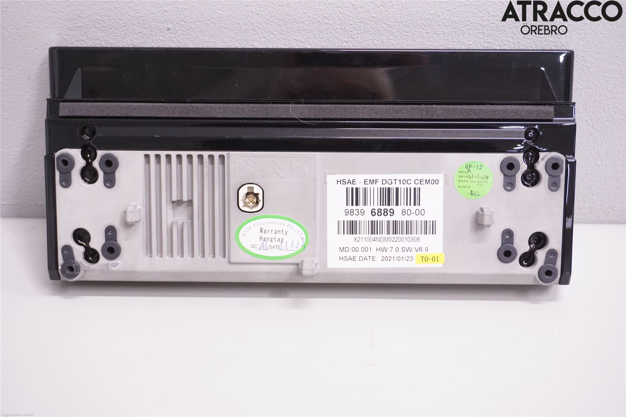 Peugeot 508 19- Multifunktionsdisplay