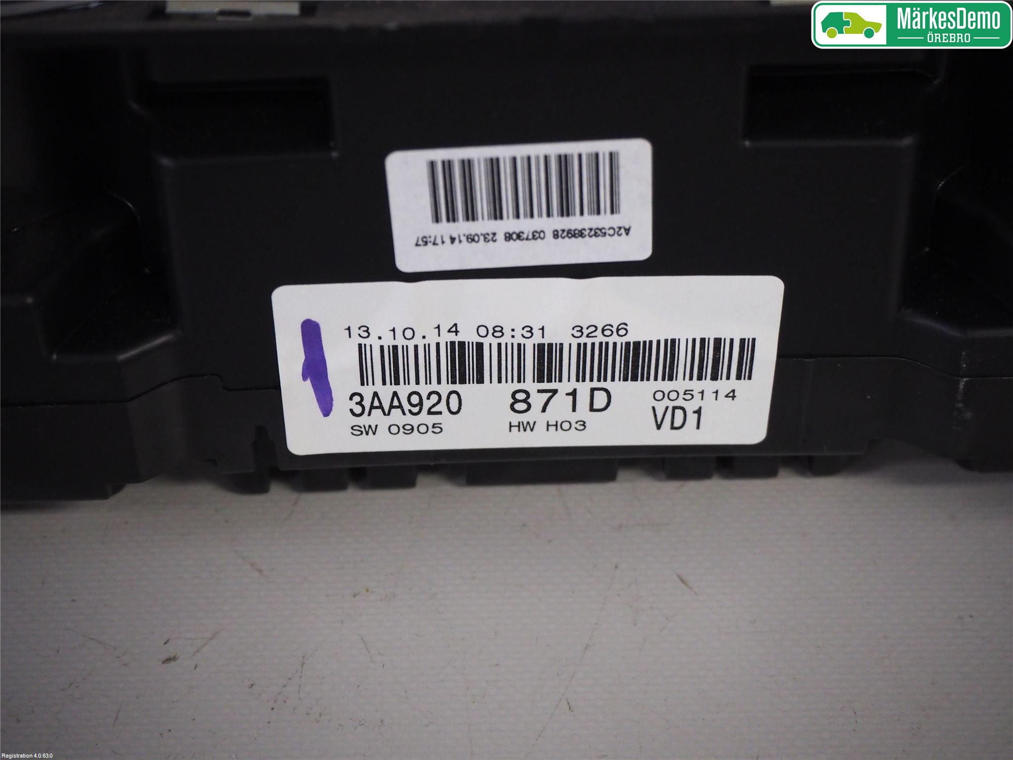 Volkswagen VW PASSAT 15-19 Instrument Komb