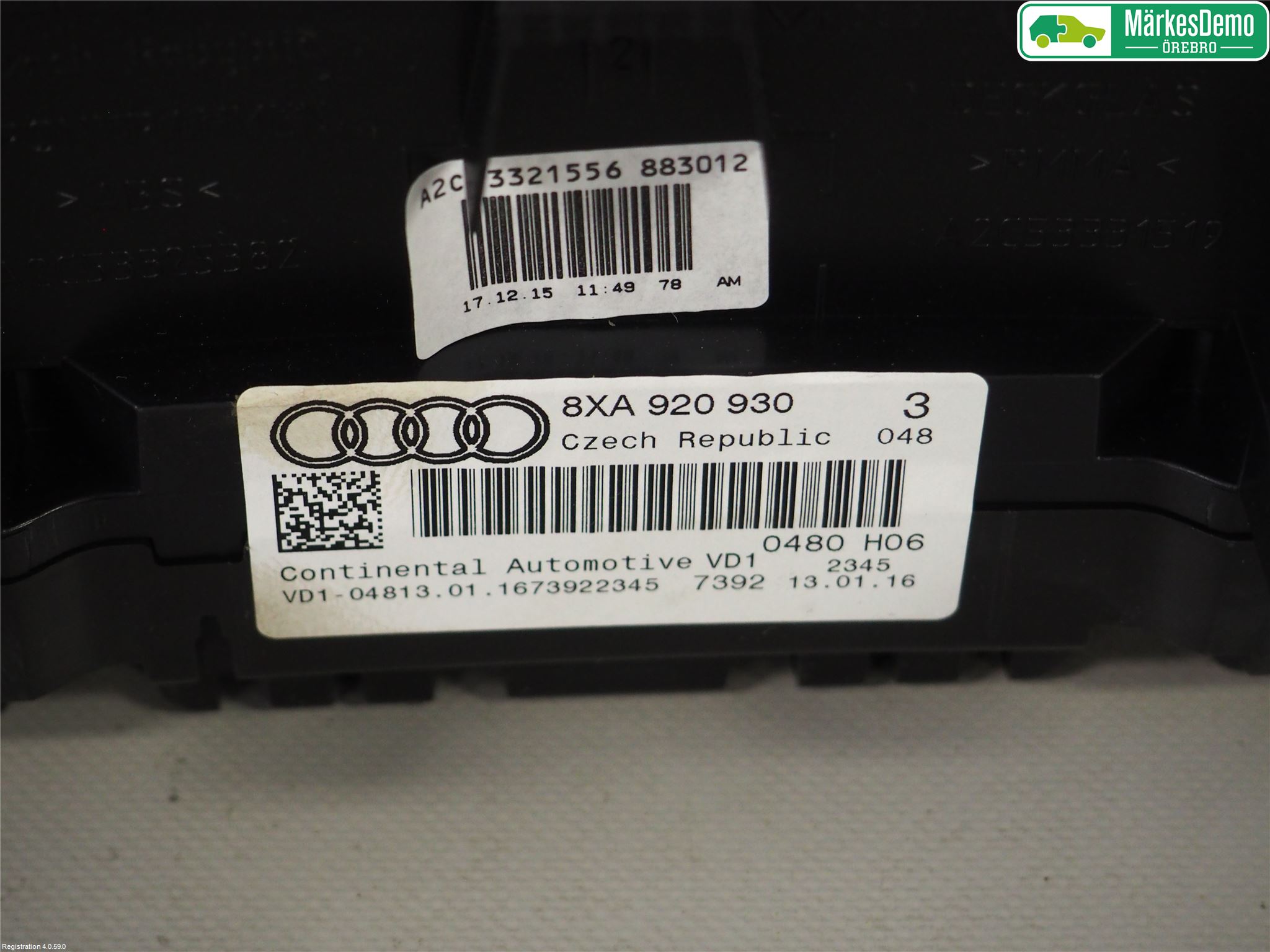 Audi A1/S1 11-18 Instrument Komb