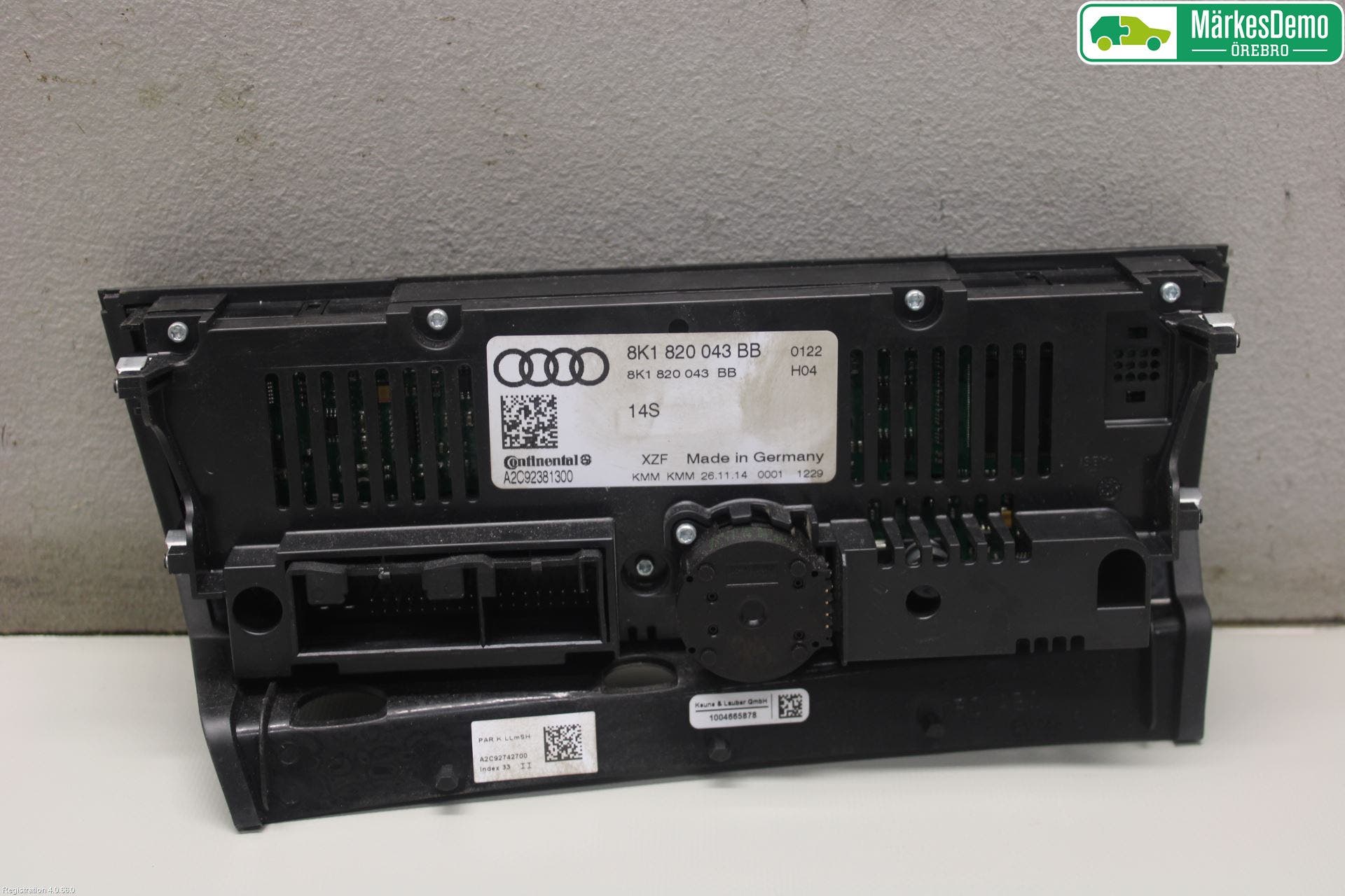 Audi A4 ALLROAD 09-16 Ac Styrenhet Ac Manöveren