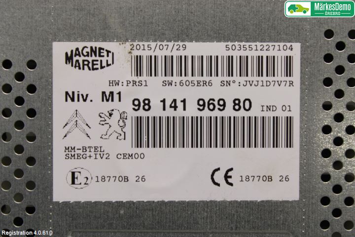 Citroen C4 II 11-18 Radio