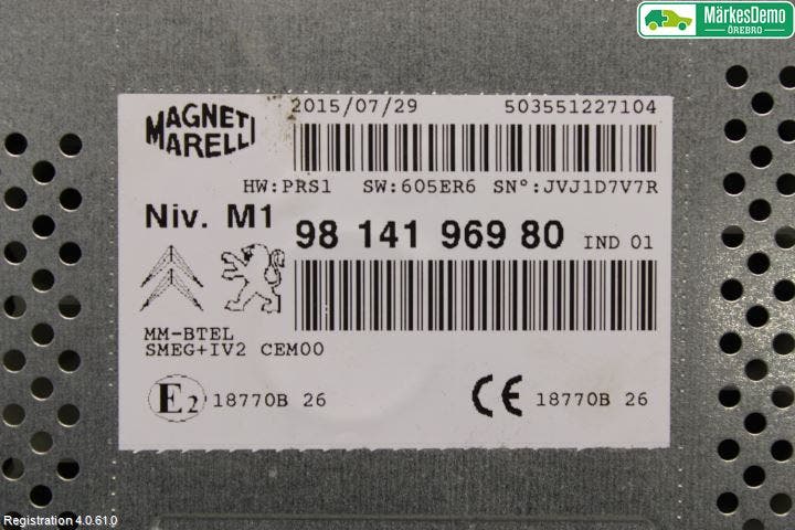 Citroen C4 II 11-18 Radio