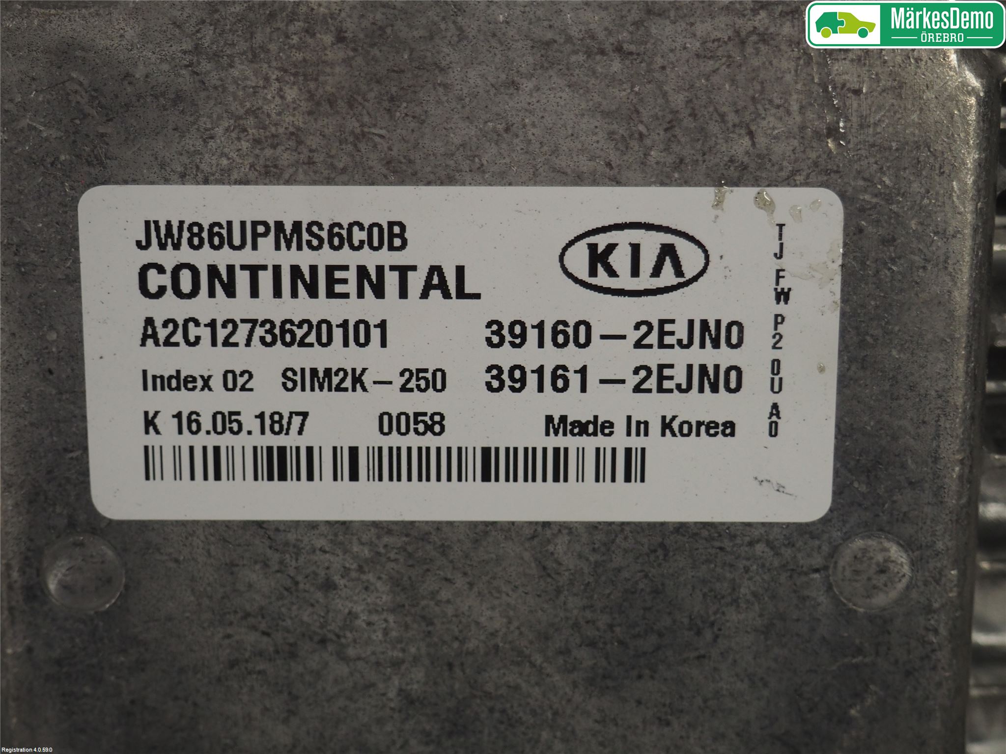 Kia OPTIMA 16-20 Styrenhet Insprut Bensin