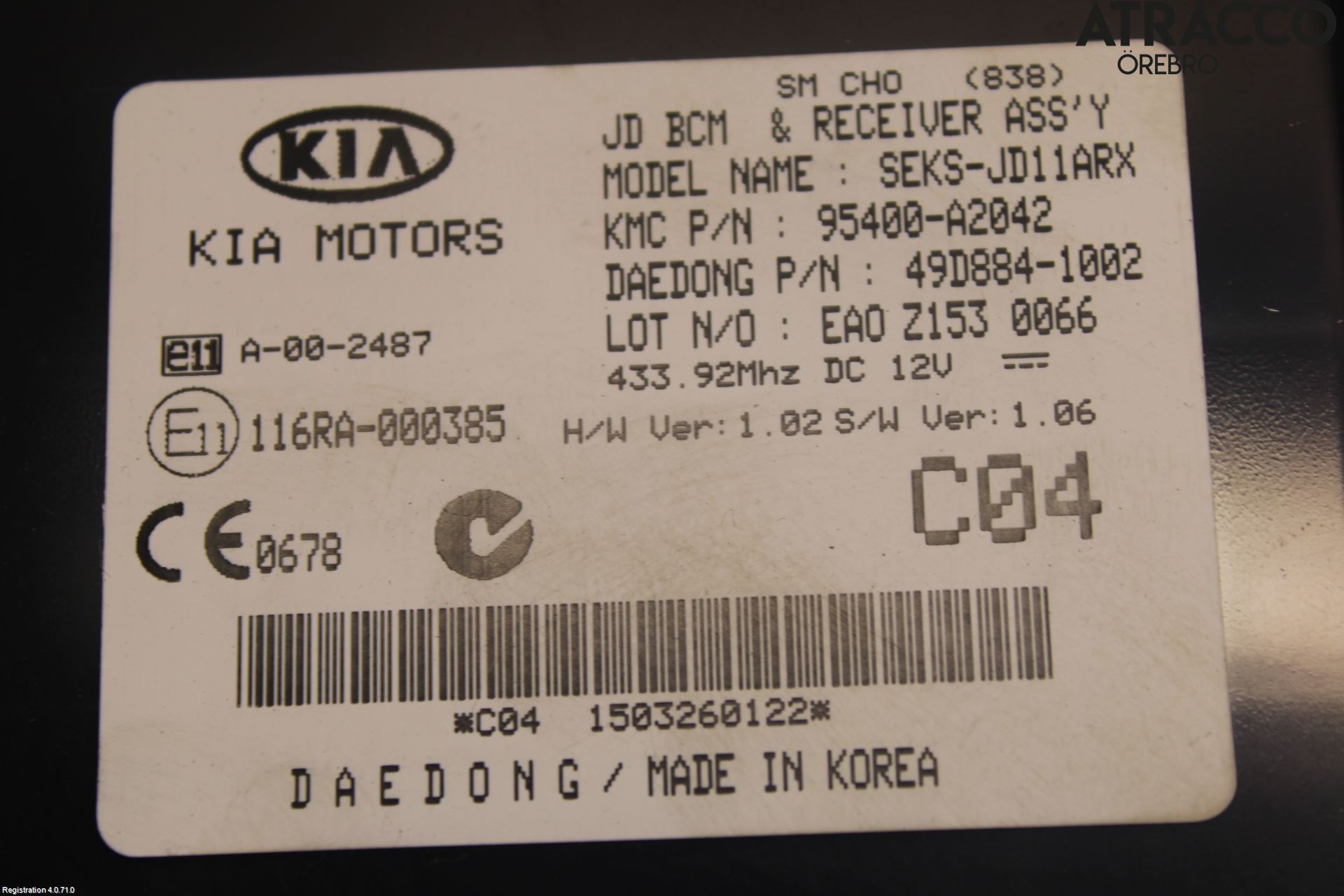 Kia CEED 12-18 Styrenhet Abs