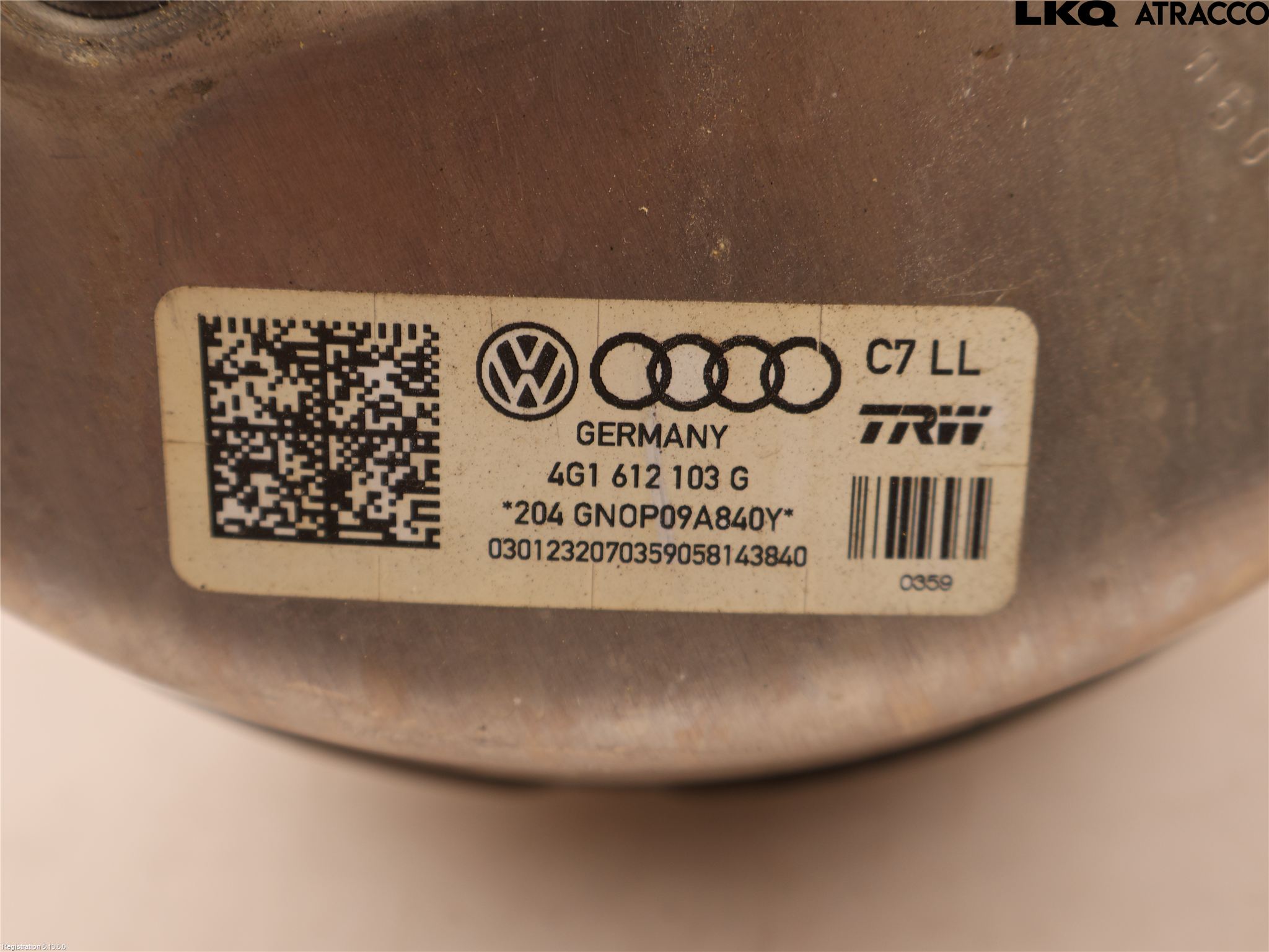 Audi A7/S7 4G 11-17 Bromsservo