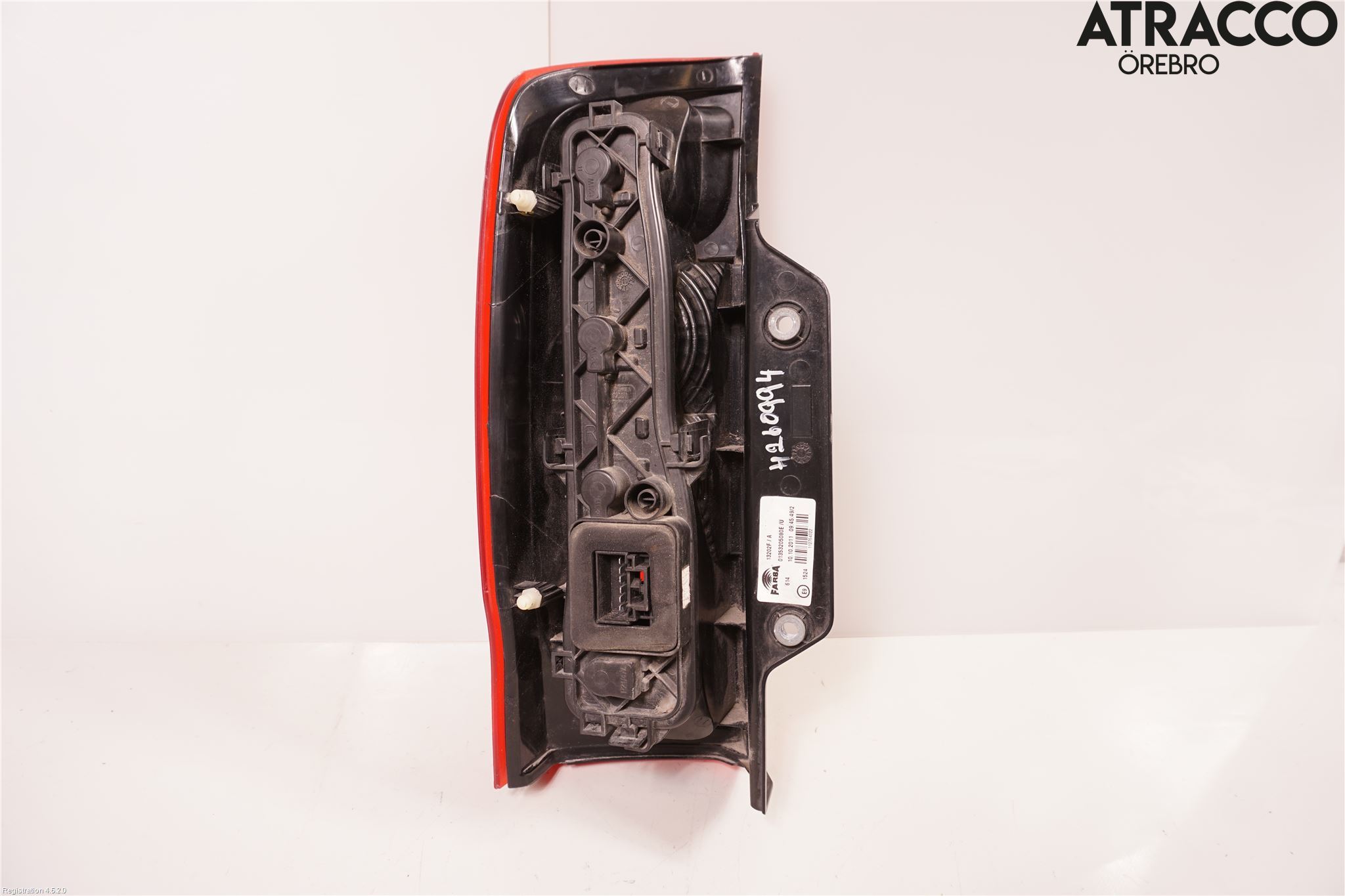 Peugeot BIPPER Bakljus Höger