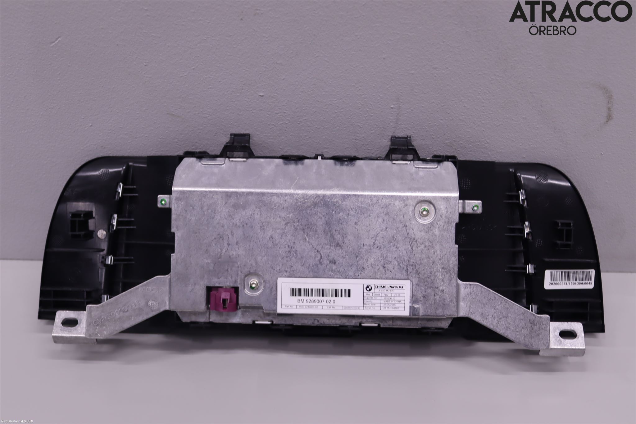 BMW 5 F10/F11/F18 09-17 Bildskärm