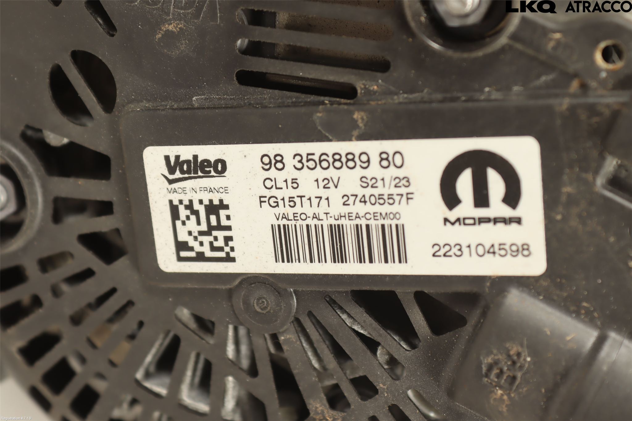 Peugeot 2008/E-2008 20- Generator