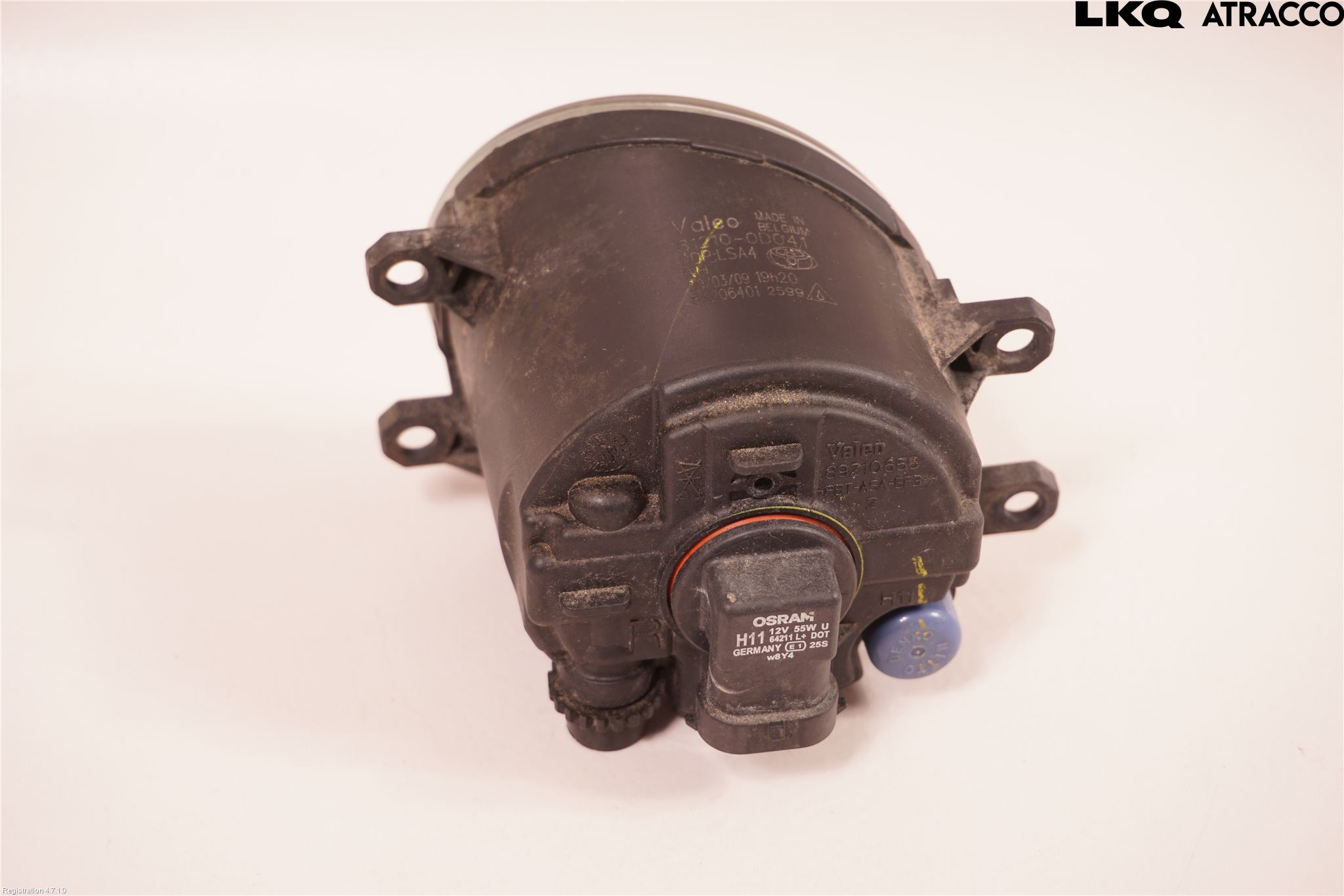 Toyota AURIS 07-09 Dimljus-Varselljus Fram