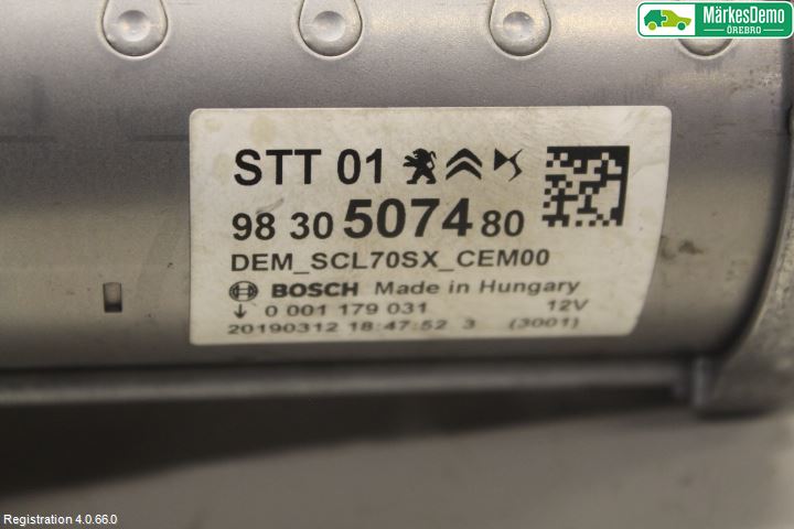 Peugeot 308 14-21 Startmotor