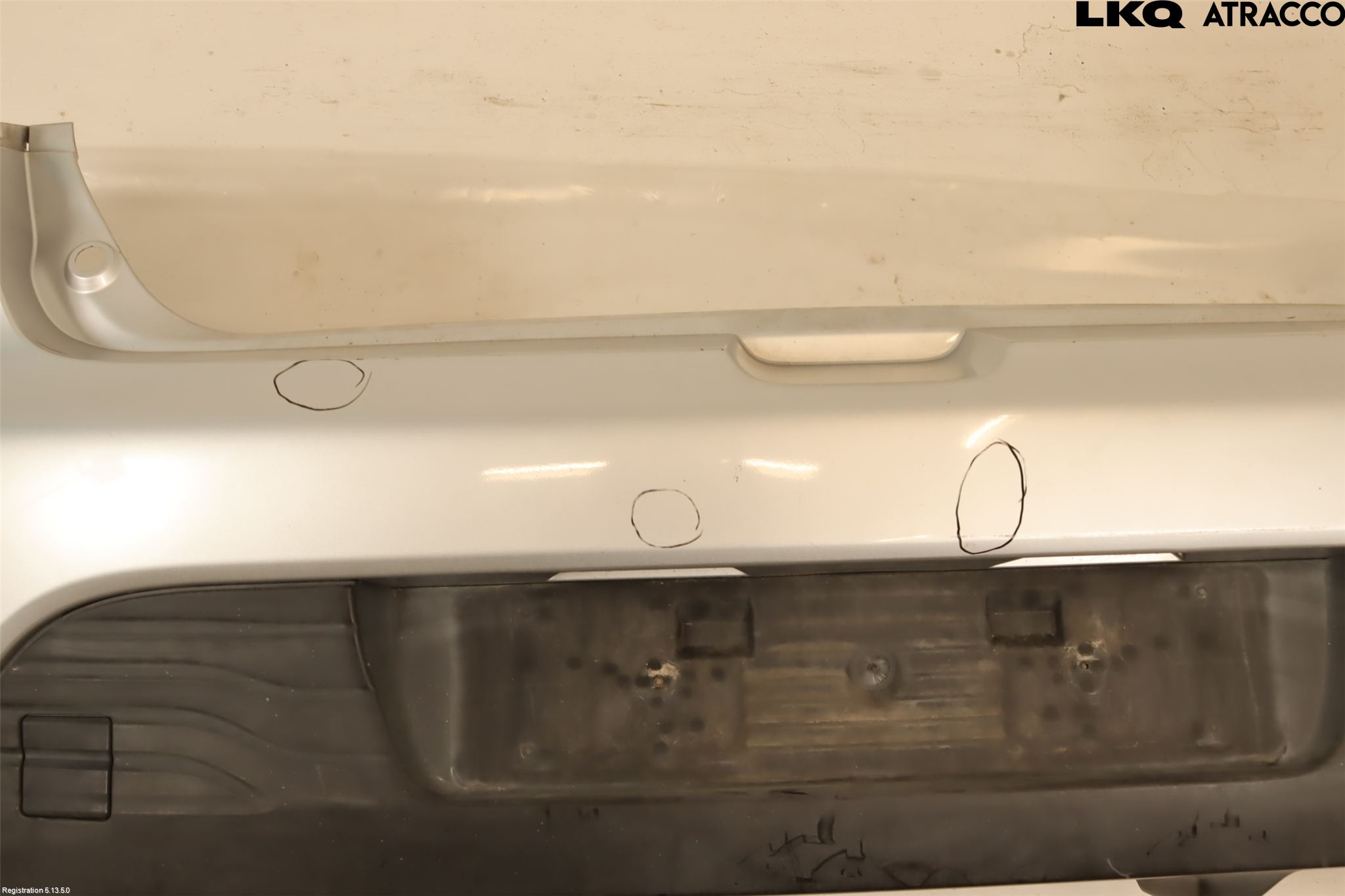 Renault CLIO IV 12-16 Stötfångarbeklädnad Bak
