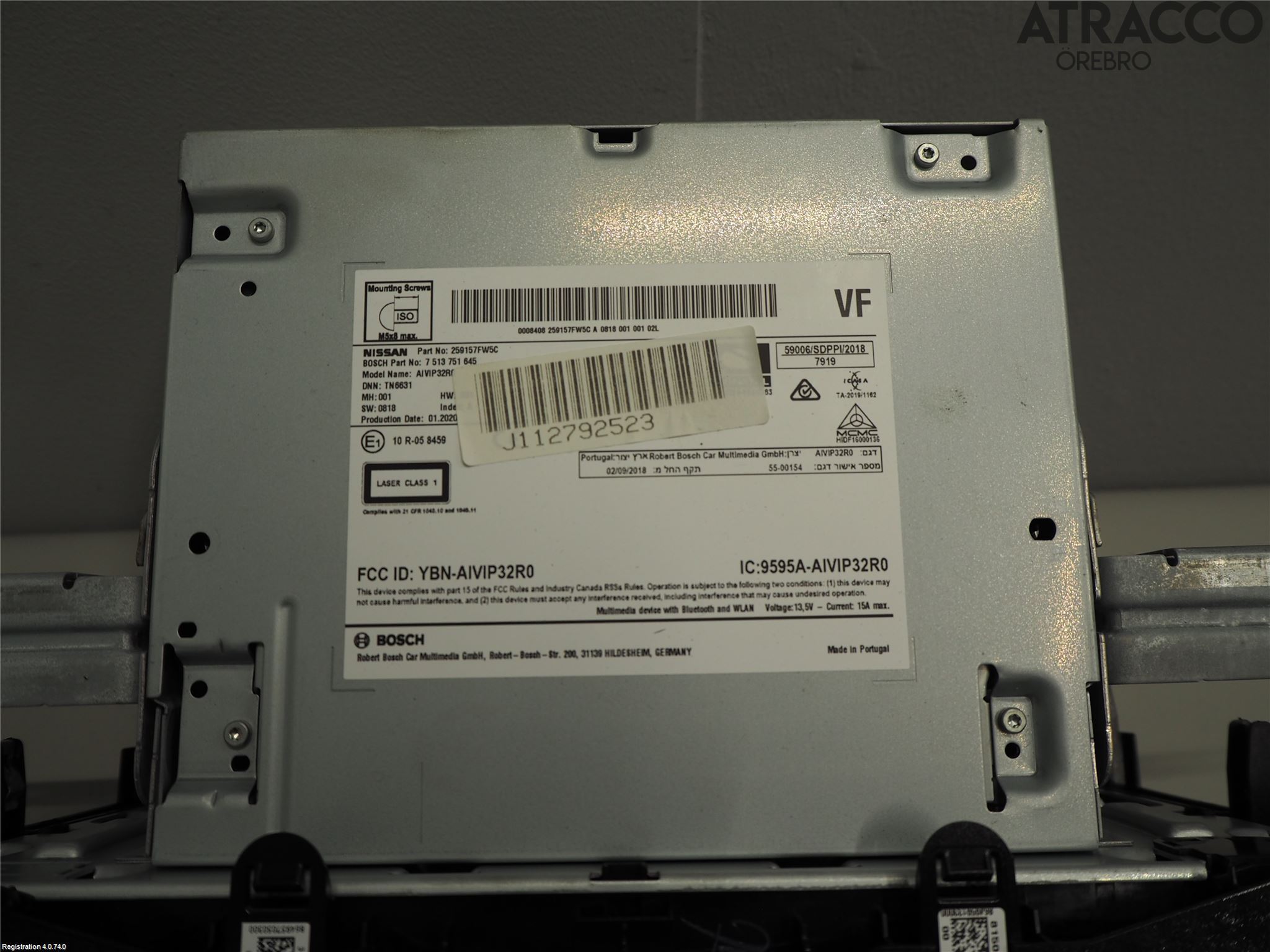 Nissan QASHQAI 17-21 Cd Radio - Multimediapanel