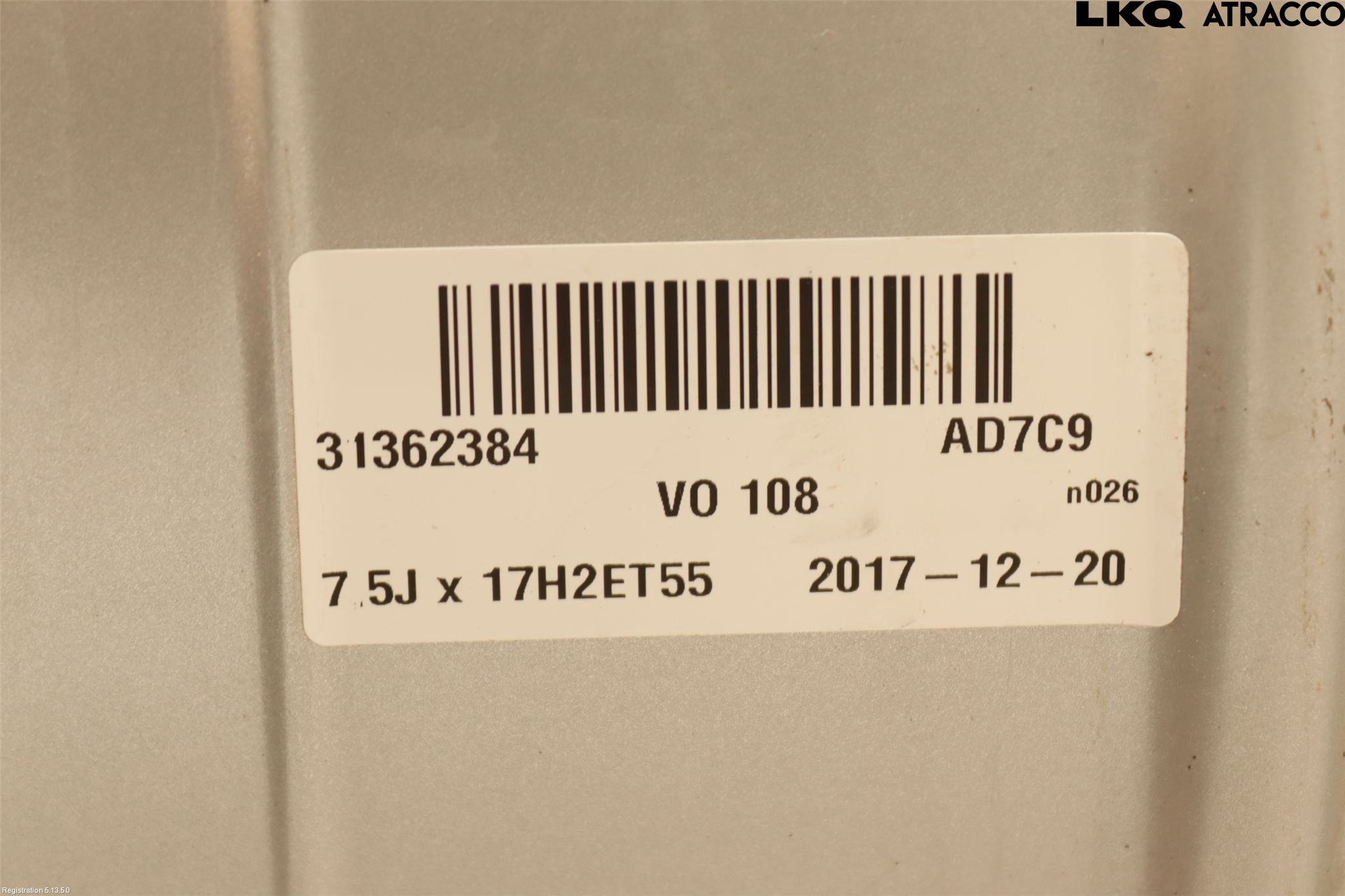 Volvo XC70 14-16 Fälg Aluminium