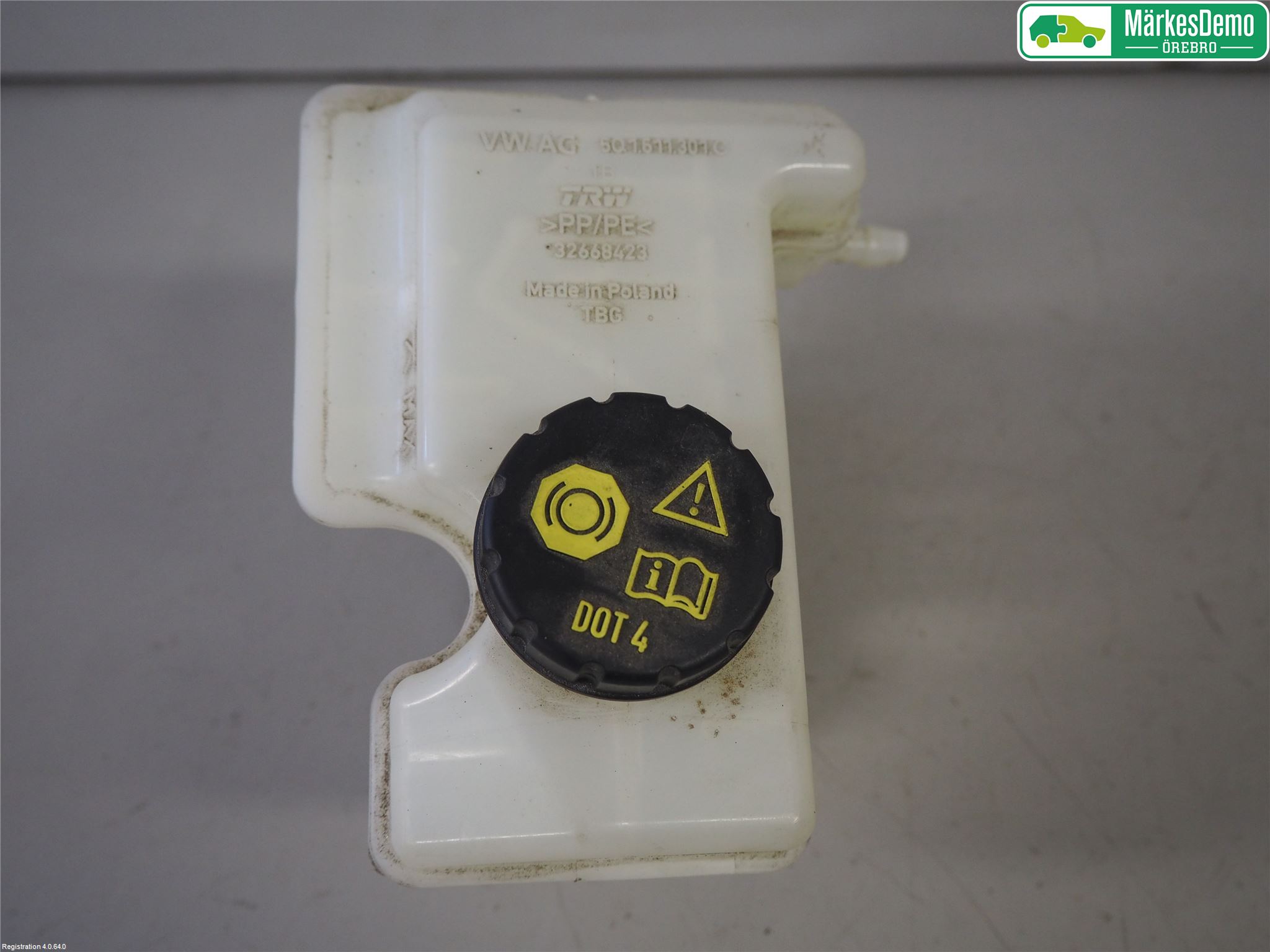 Volkswagen VW PASSAT 15-19 Broms Huvudcylinder