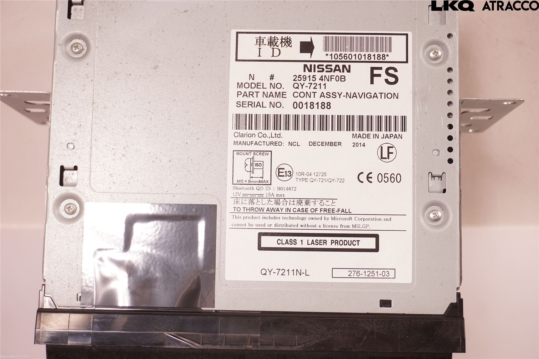 Nissan LEAF 11-17 Gps Navigator