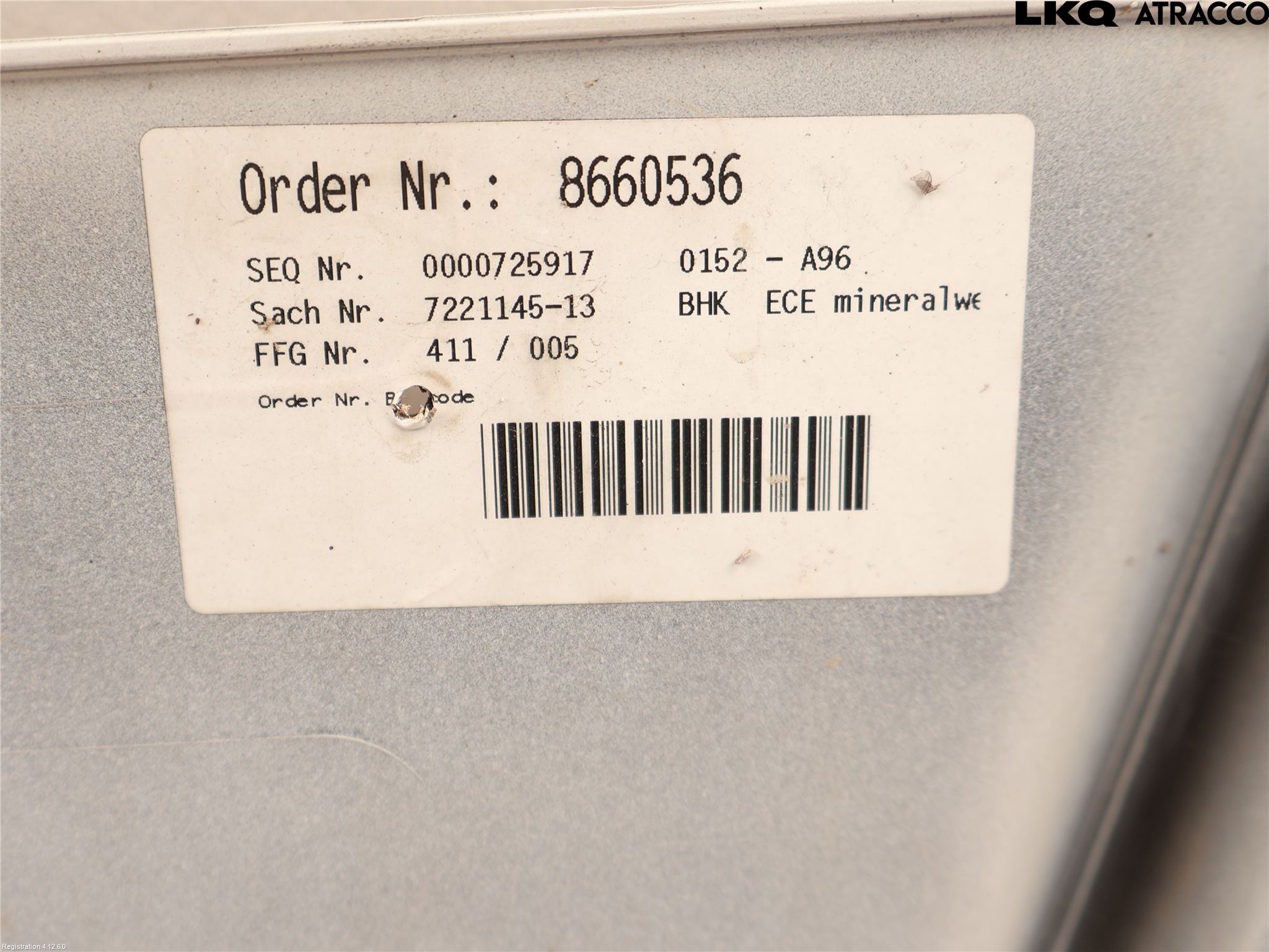BMW 7 F01/02/03/04 09-15 List Bak-Baklucka