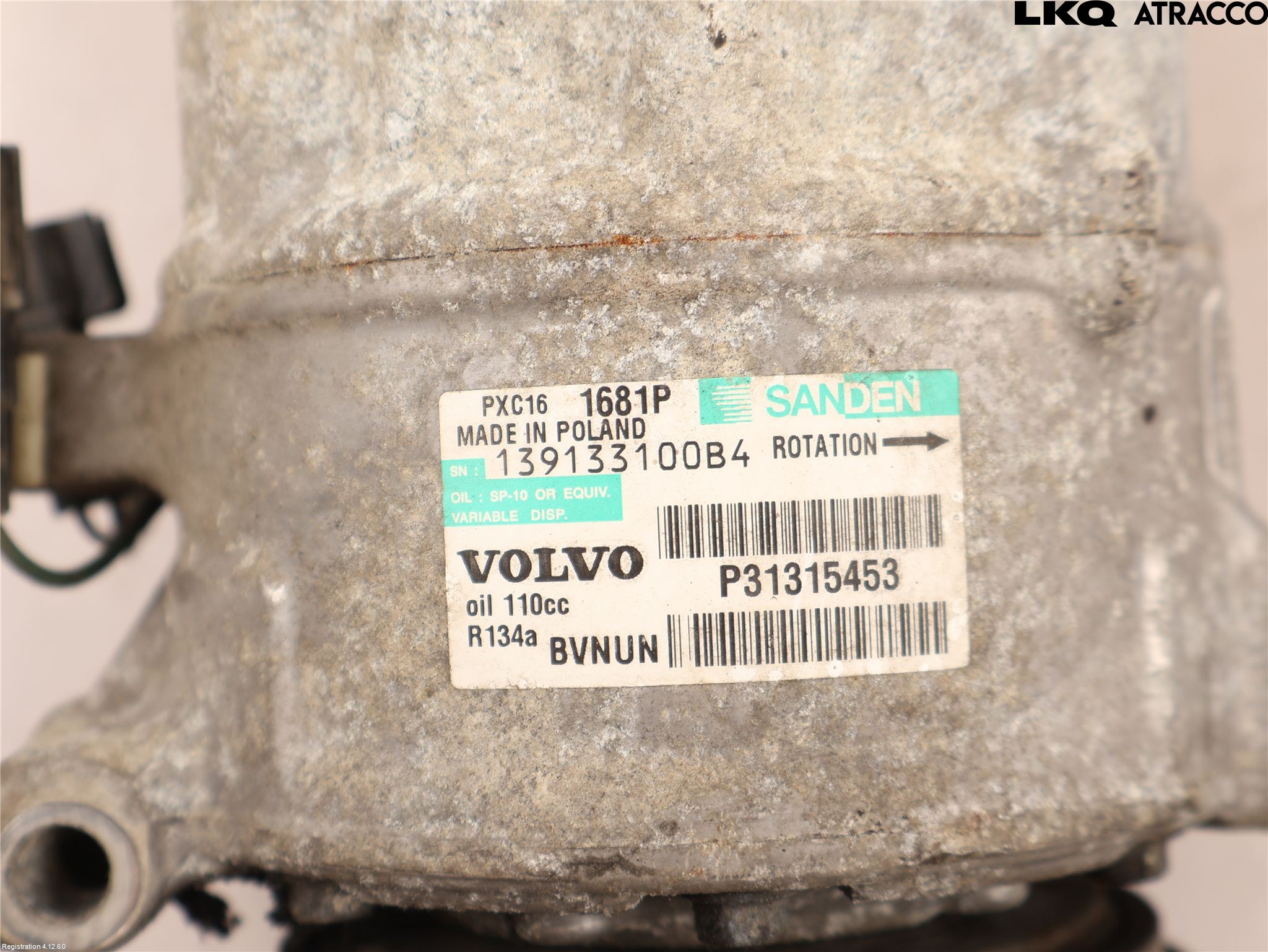 Volvo V60 11-13 Ac Kompressor