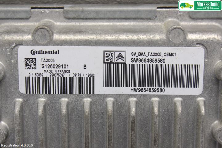 Peugeot 308 08-13 Styrenhet Växellåda