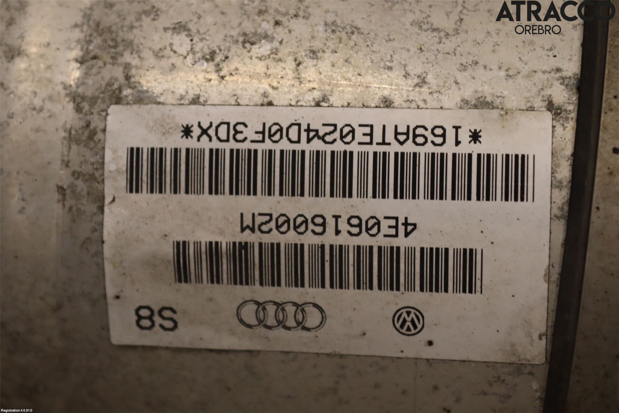 Audi A8/S8 4E  02-09 Stötdämpare Bak