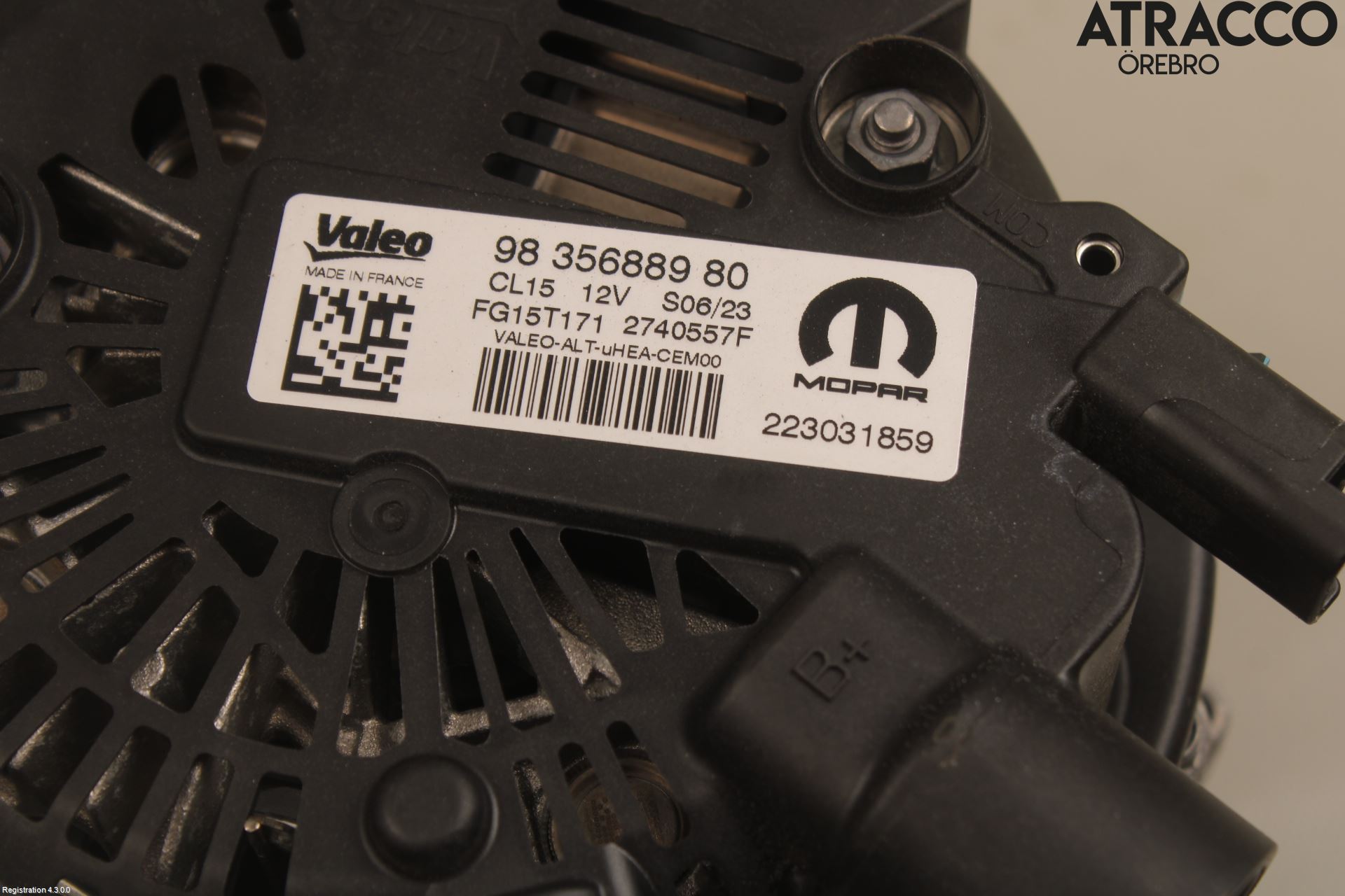 Citroen DS 4 / DS 4 E-TENSE 22- Generator