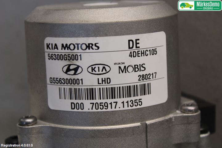 Kia NIRO (DE) 17-22 Rattaxelagg Med Inb Servo