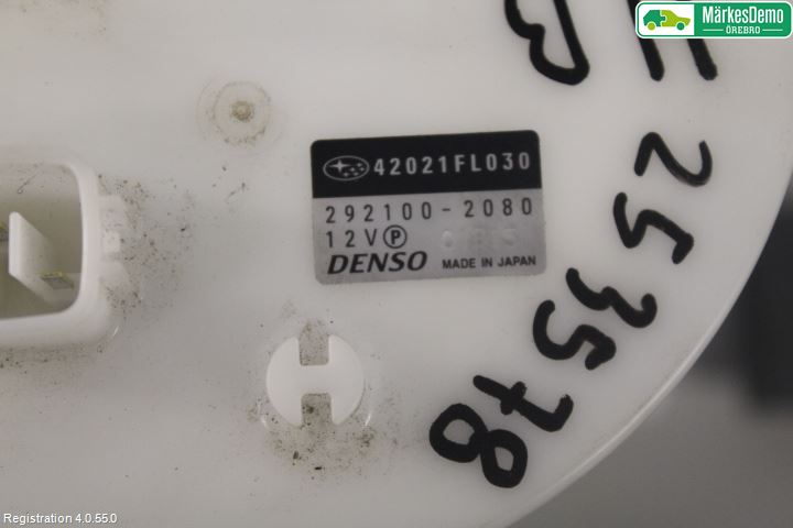 Subaru XV 18-22 Bränslepump El