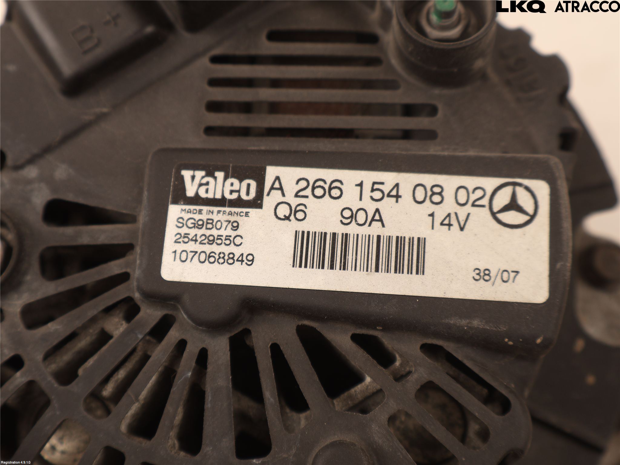 Mercedes-Benz MB A-KLASS (W169) 04-12 Generator