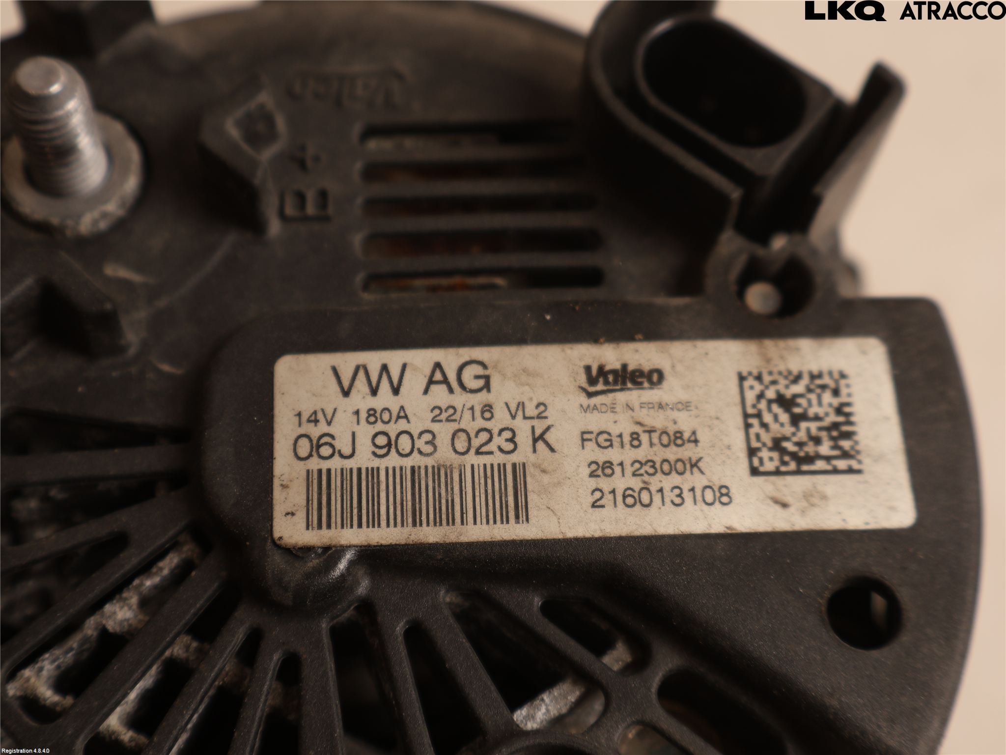 Volkswagen VW PASSAT 15-19 Generator