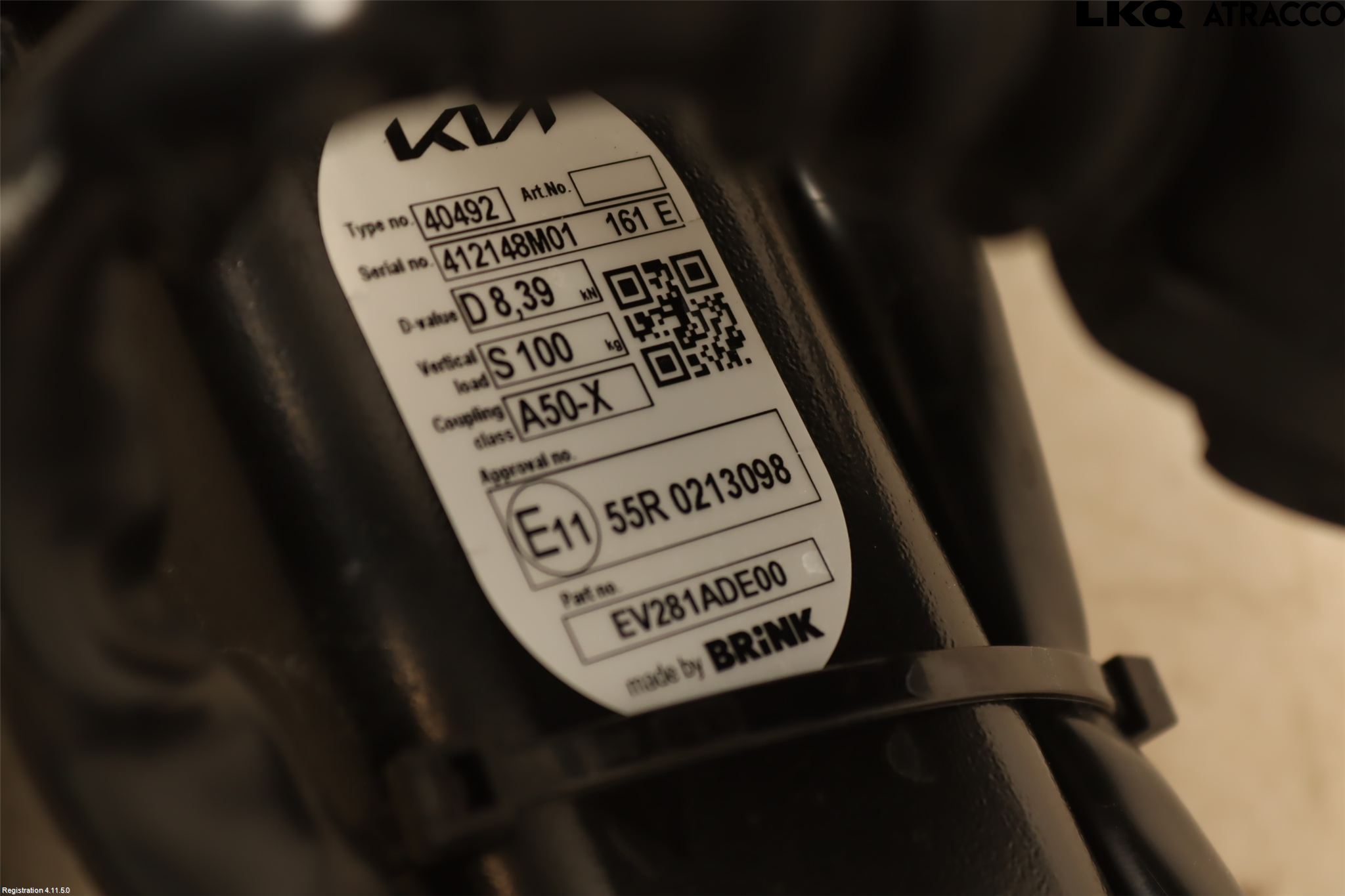 Kia EV3 26->> Dragkrok