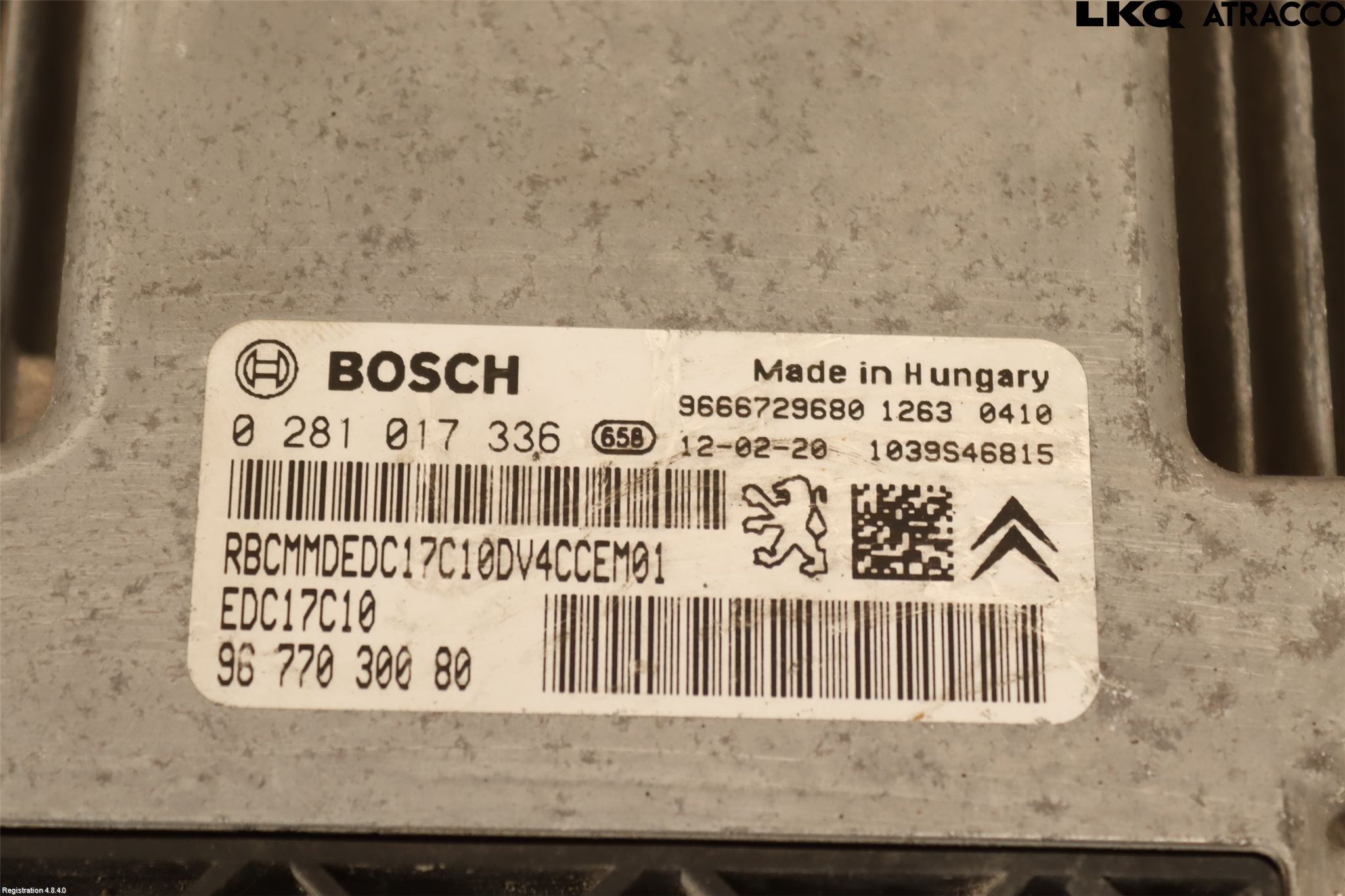 Peugeot 207 Styrenhet Inspump Diesel