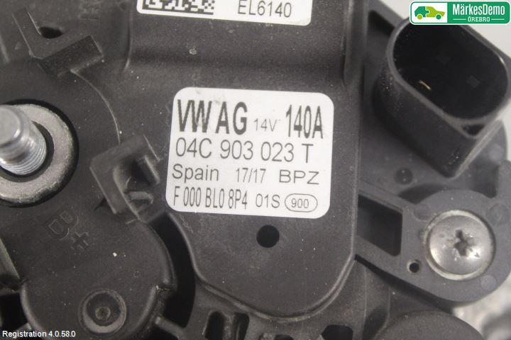 Audi A3/S3 8V 13-20 Generator