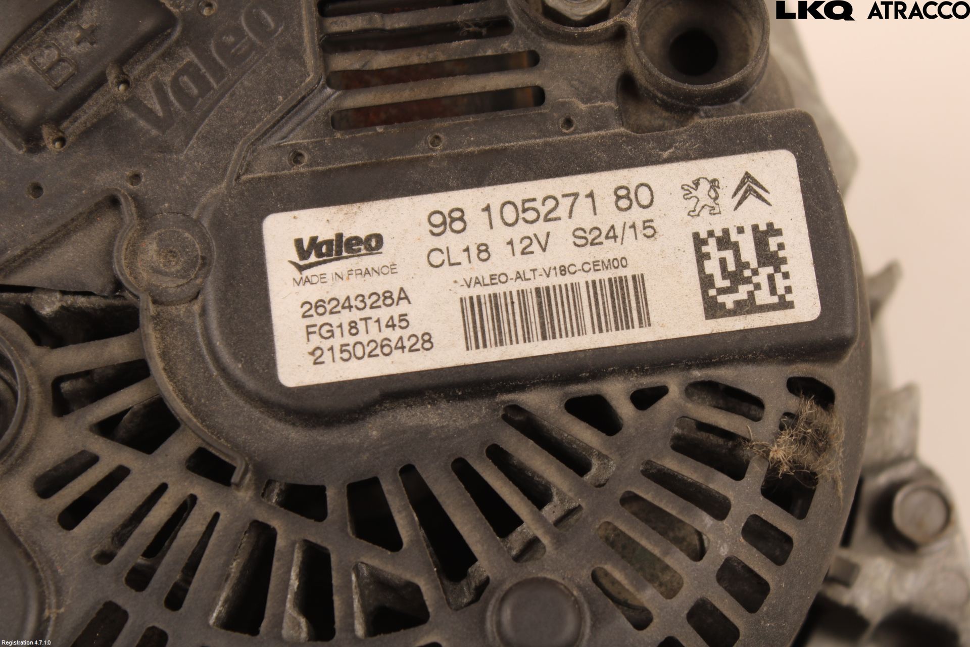 Peugeot PARTNER 16-18 Generator