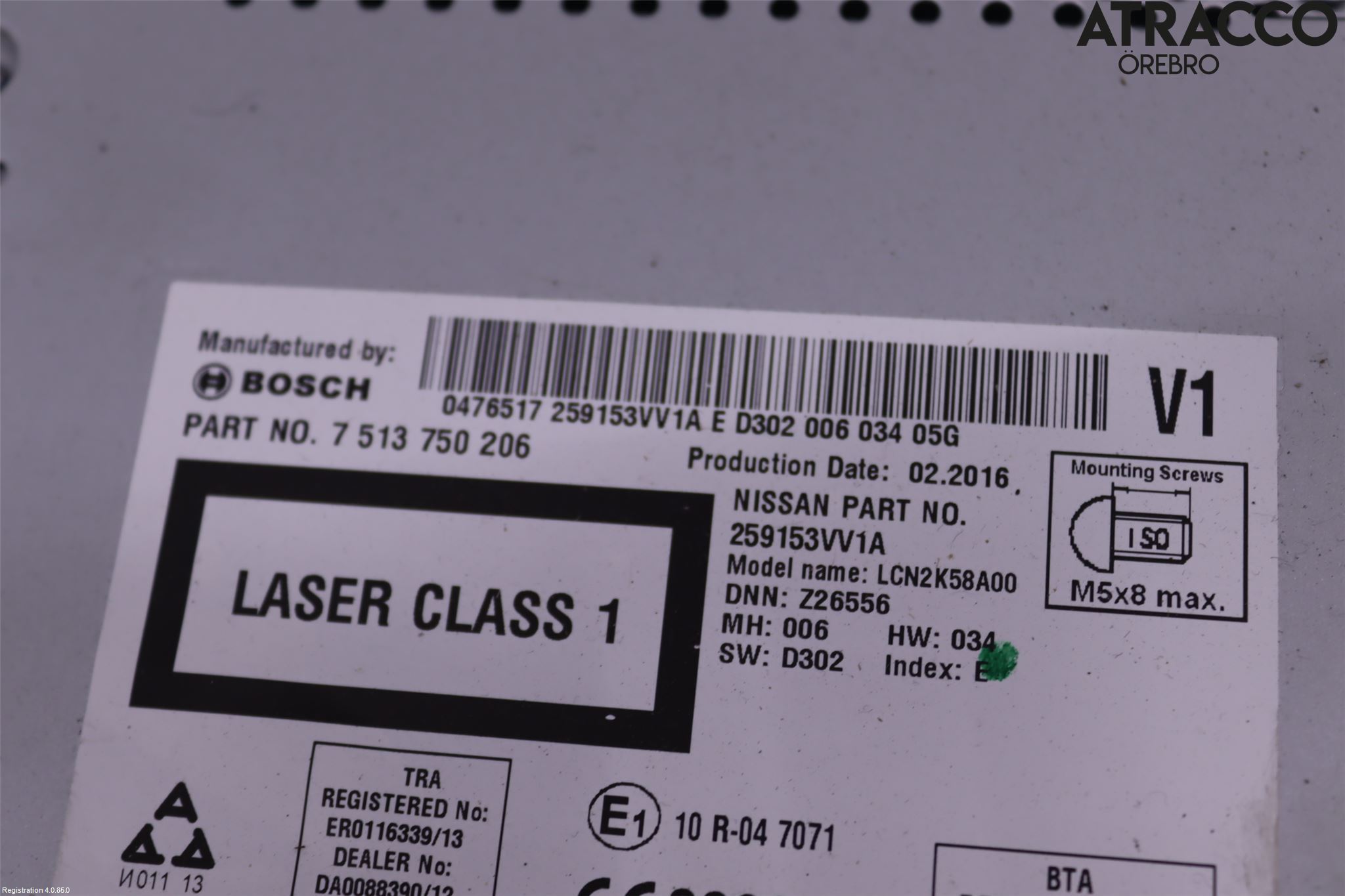 Nissan NOTE E12 14-20 Gps Navigator