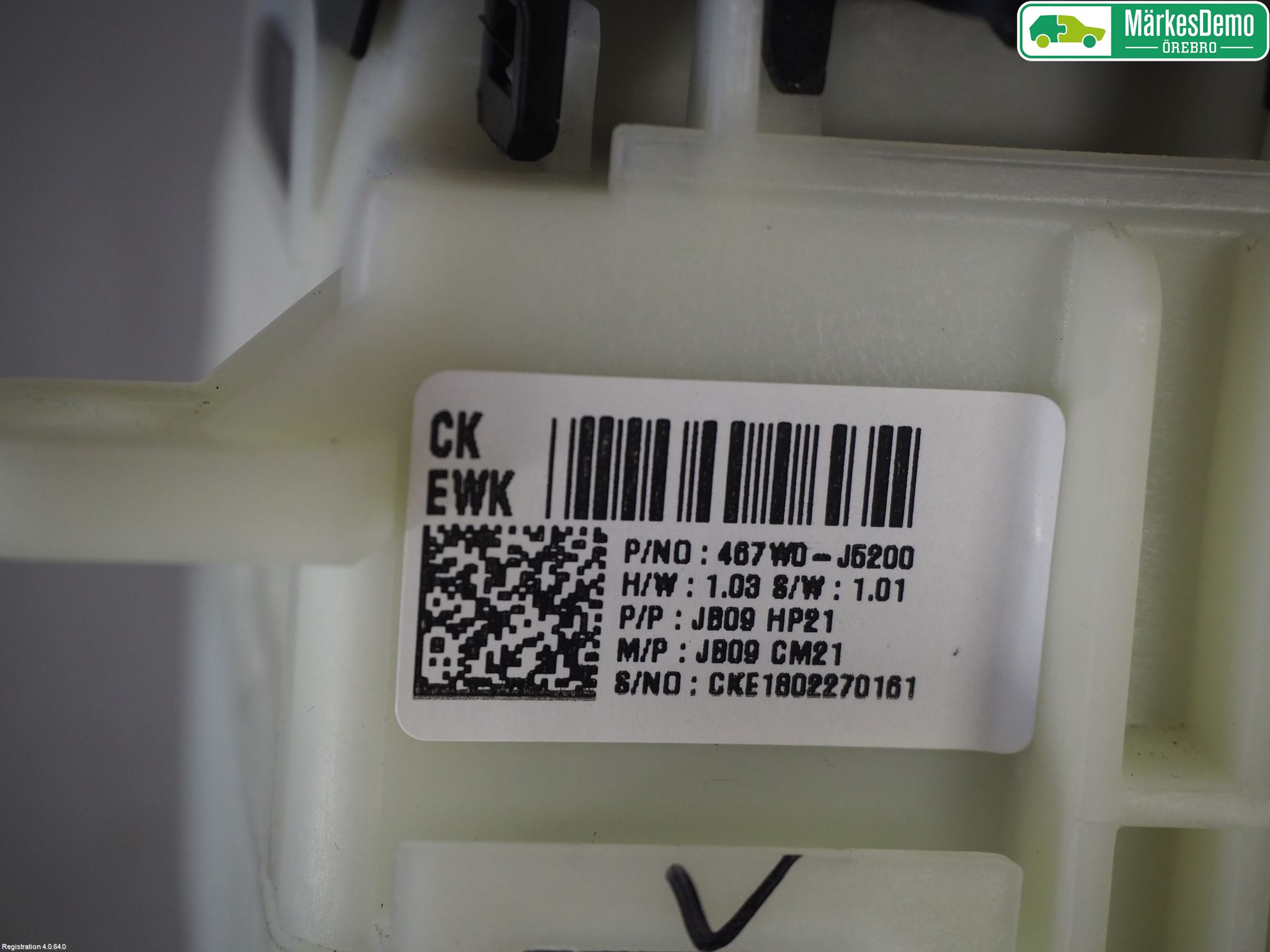 Kia STINGER 18- Växelspak