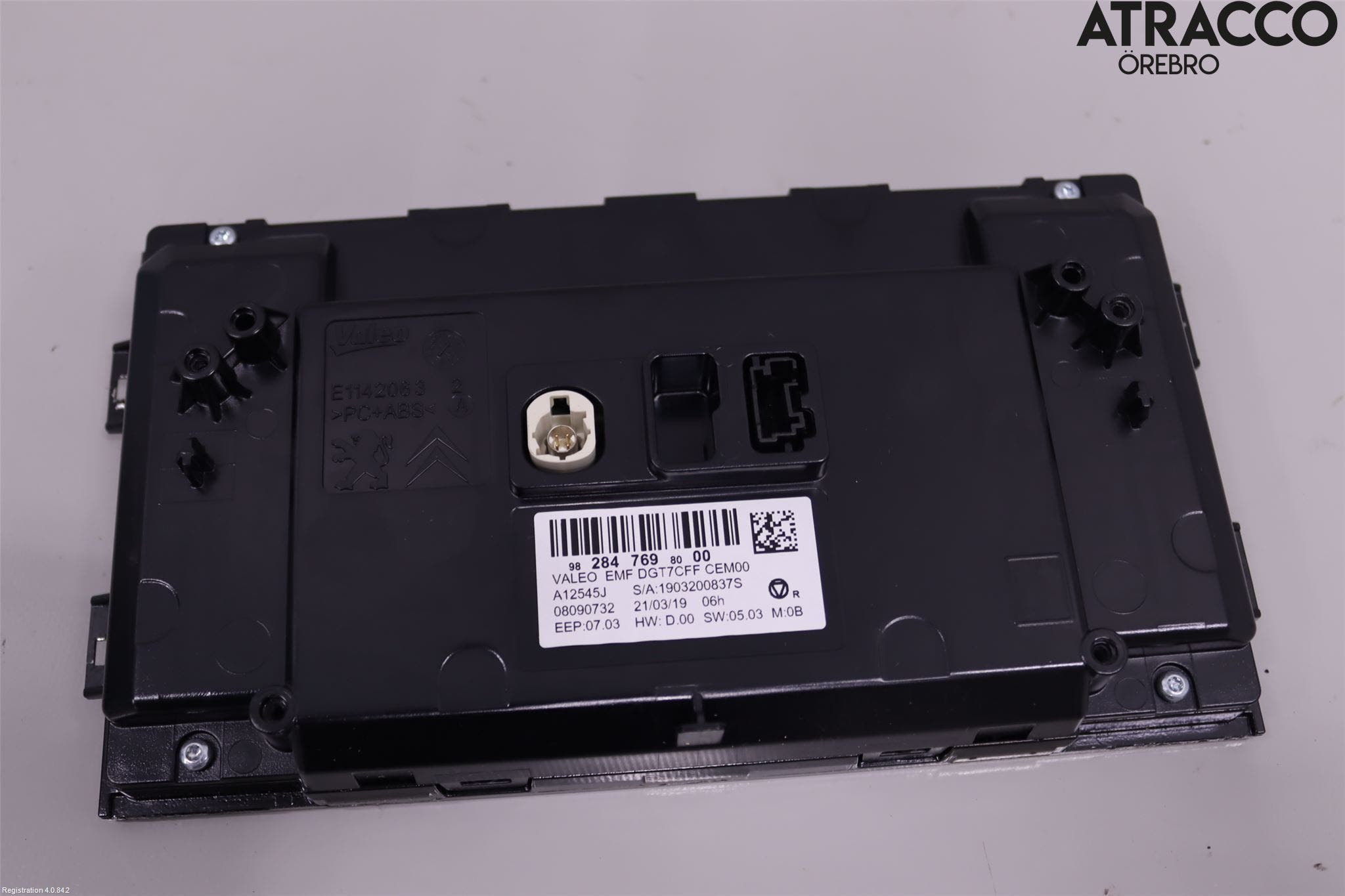 Peugeot 308 14-21 Bildskärm