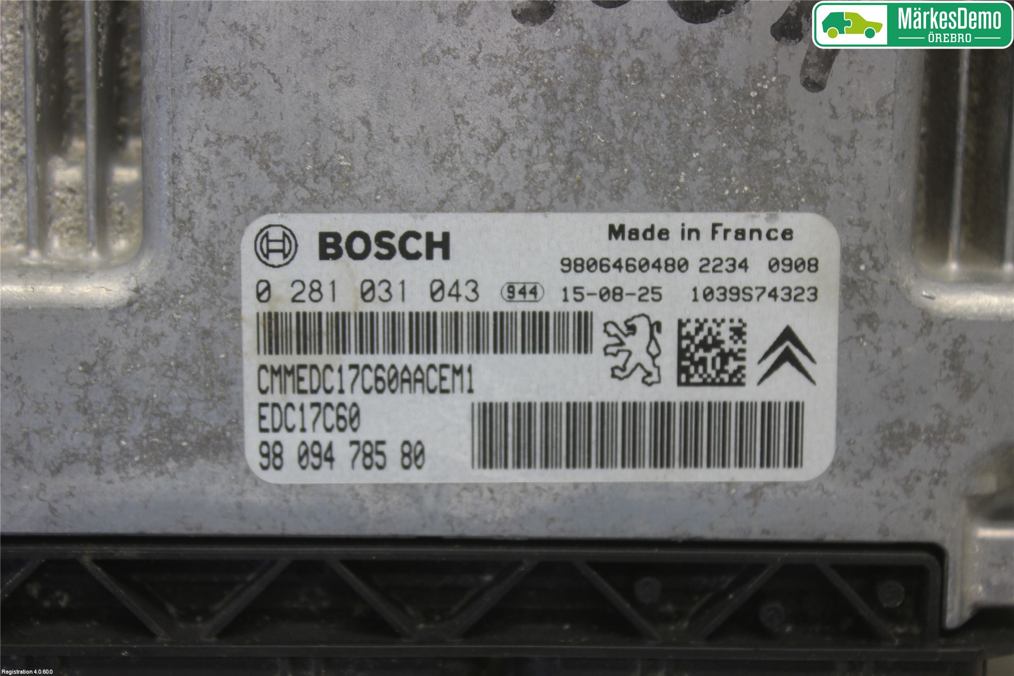 Peugeot PARTNER 08-15 Styrenhet Insprut Bensin
