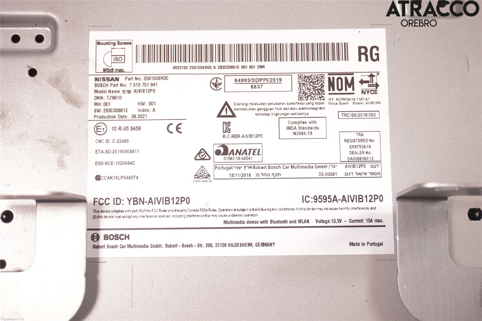 Nissan LEAF 18- Gps Navigator