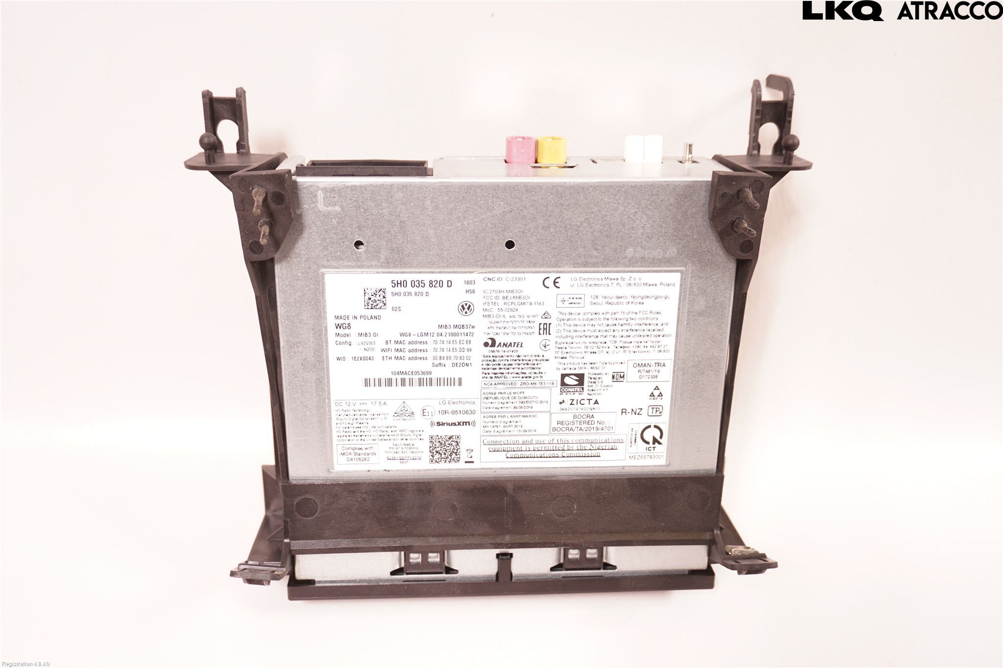 Volkswagen VW GOLF / E-GOLF VIII 20- Styrenhet Multimedia