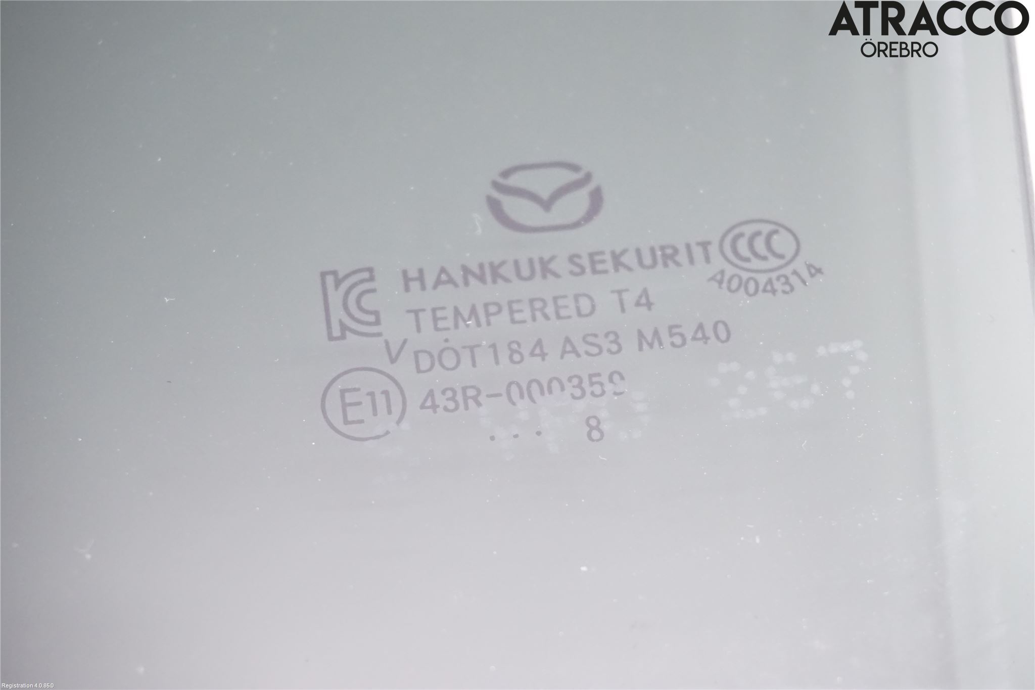 Mazda 3 III 14-19 Dörruta Bak Vänster