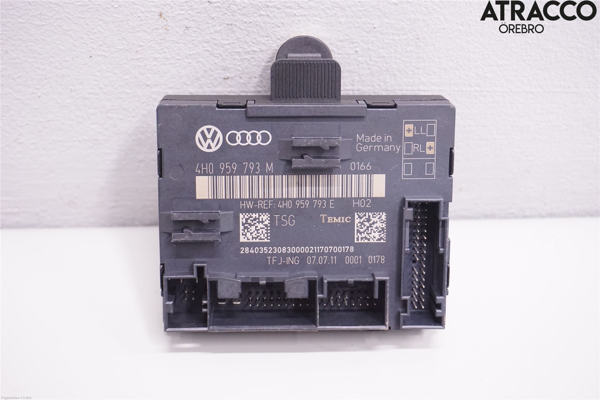 Audi A8/S8 4H 10-17 Styrenhet Dörr