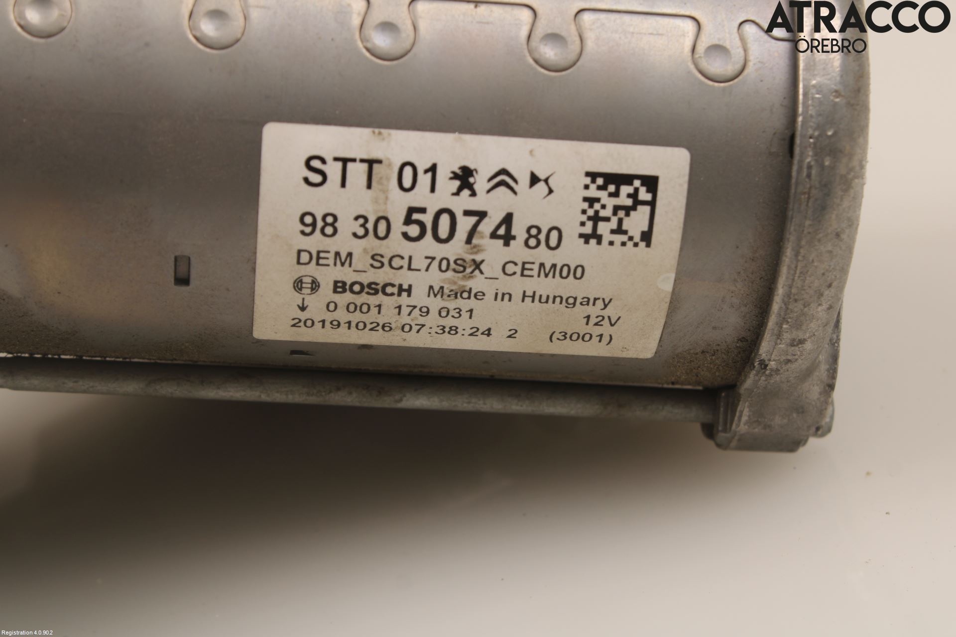 Citroen DS 7 CROSSBACK 19-23 Startmotor