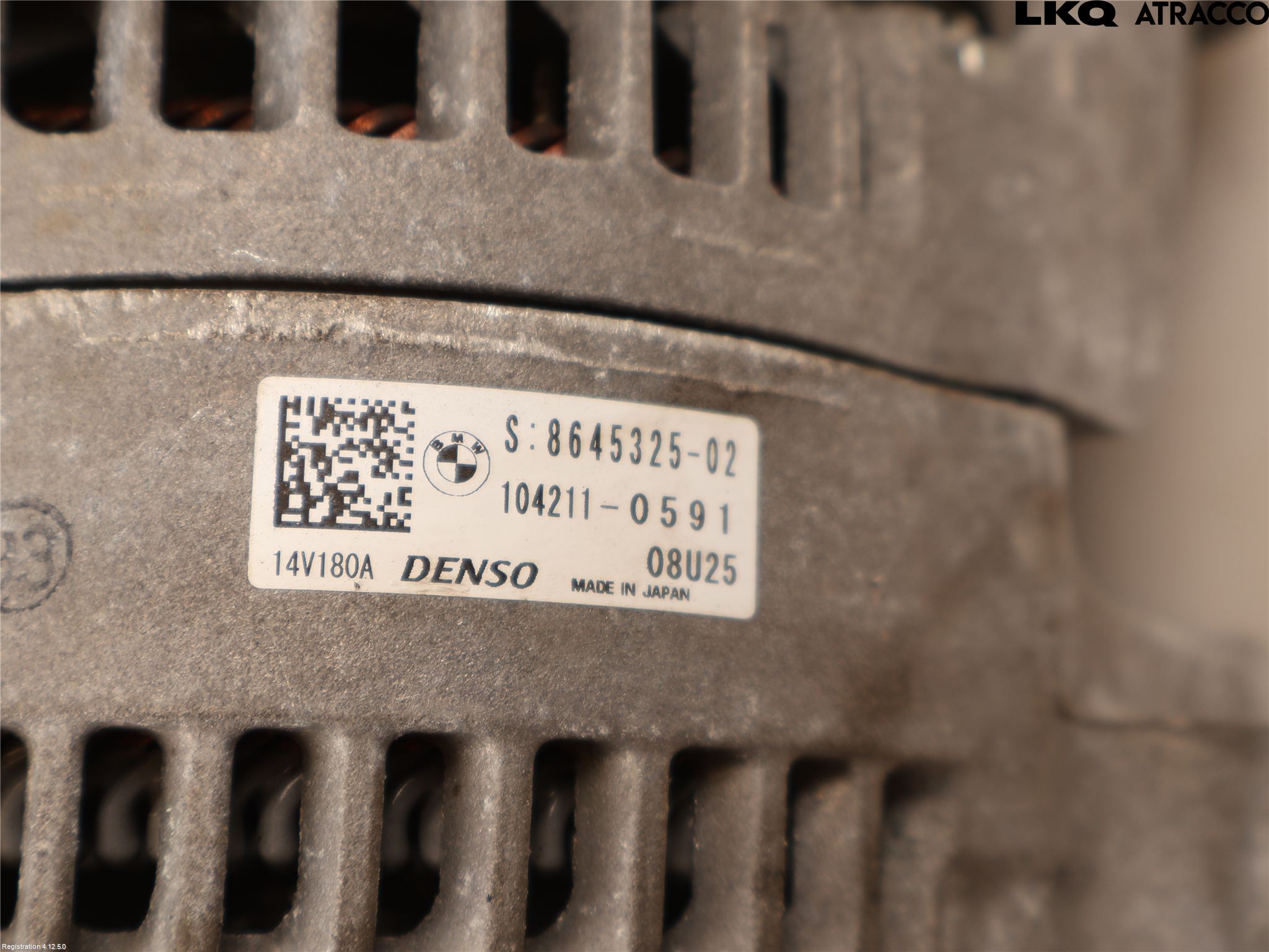 BMW 3 F30/F31/F80 12-19 Generator