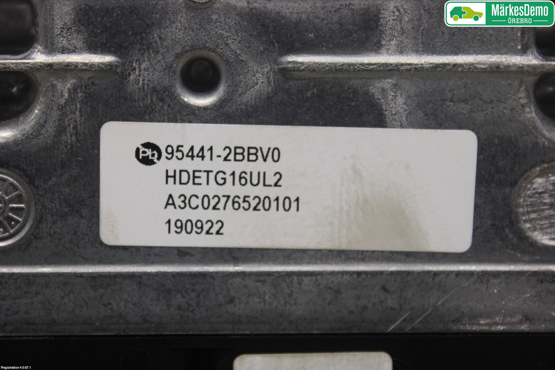 Kia NIRO (DE) 17-22 Styrenhet Växellåda