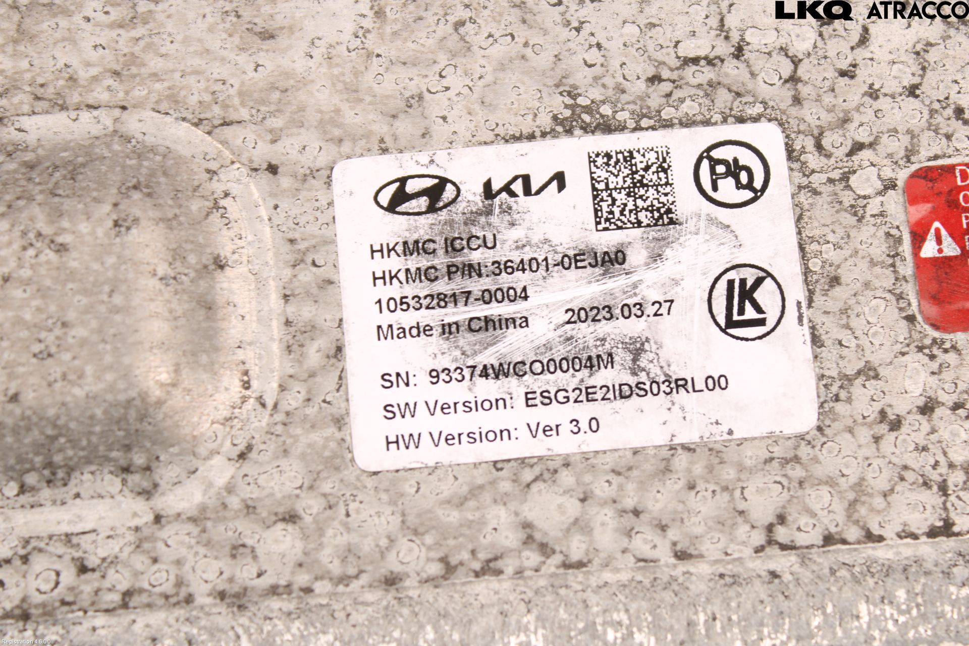 Kia NIRO (SG2) 23- Batteriladdare Högspänning