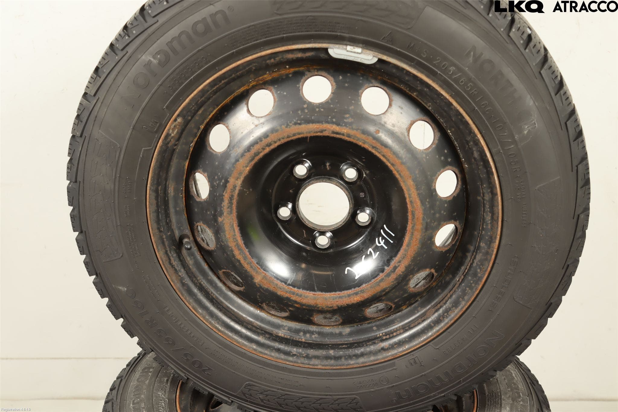 Citroen JUMPY 07-16 Vinterdäck Plåtfälg 4St