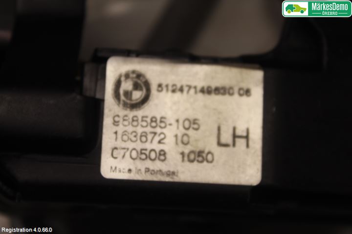 BMW X5 E70 07-13 Lås-Bakluckelås